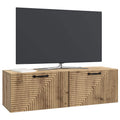 vidaXL Szafka RTV montowana na ścianie Dąb artisan 98 x 31 x 30 cm