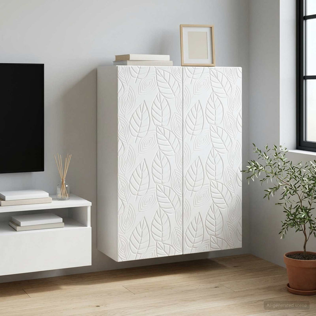 vidaXL Szafka ścienna Biały 66 x 34,5 x 90 cm Drewno inżynieryjne