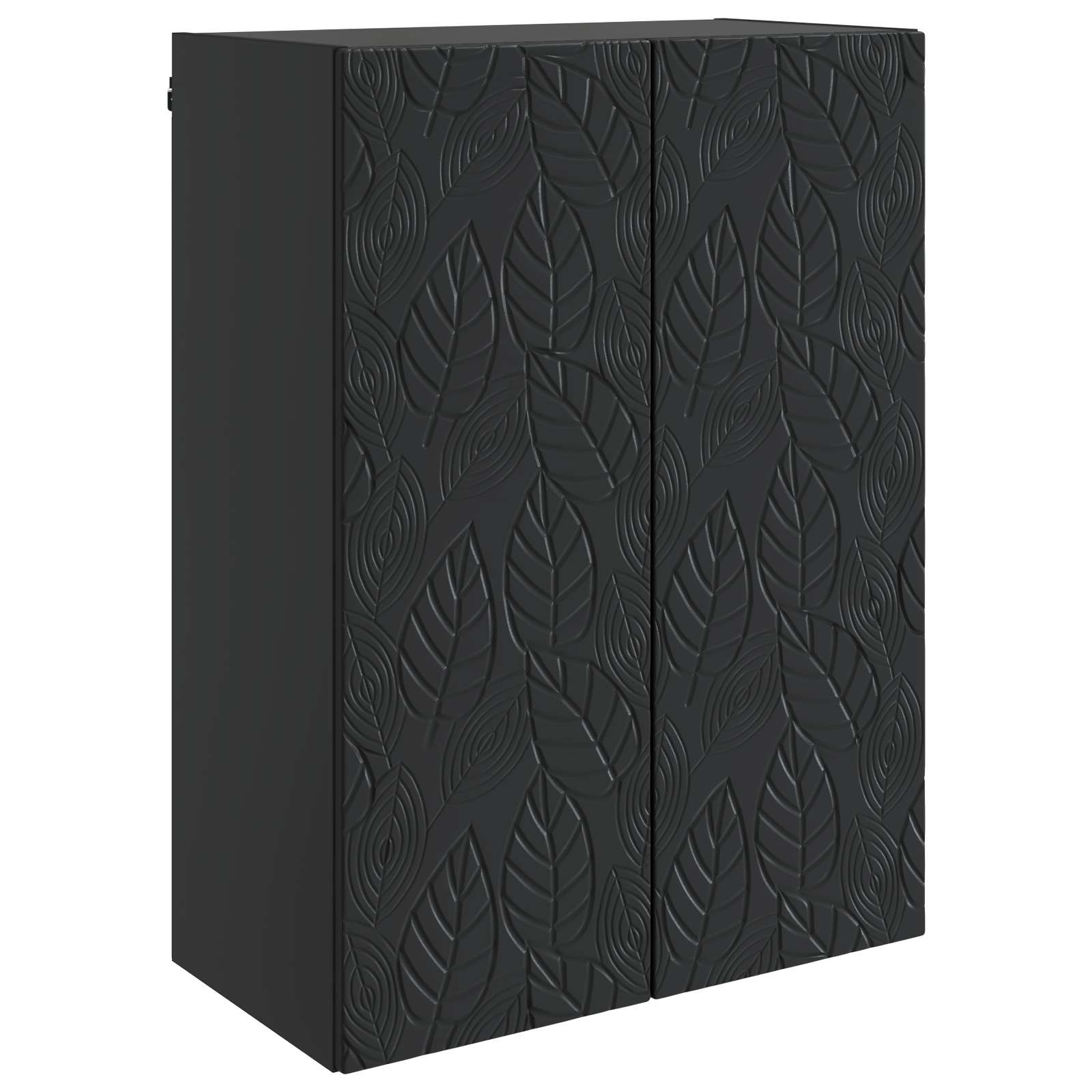 vidaXL Szafka ścienna Czarny 66 x 34,5 x 90 cm Drewno inżynieryjne