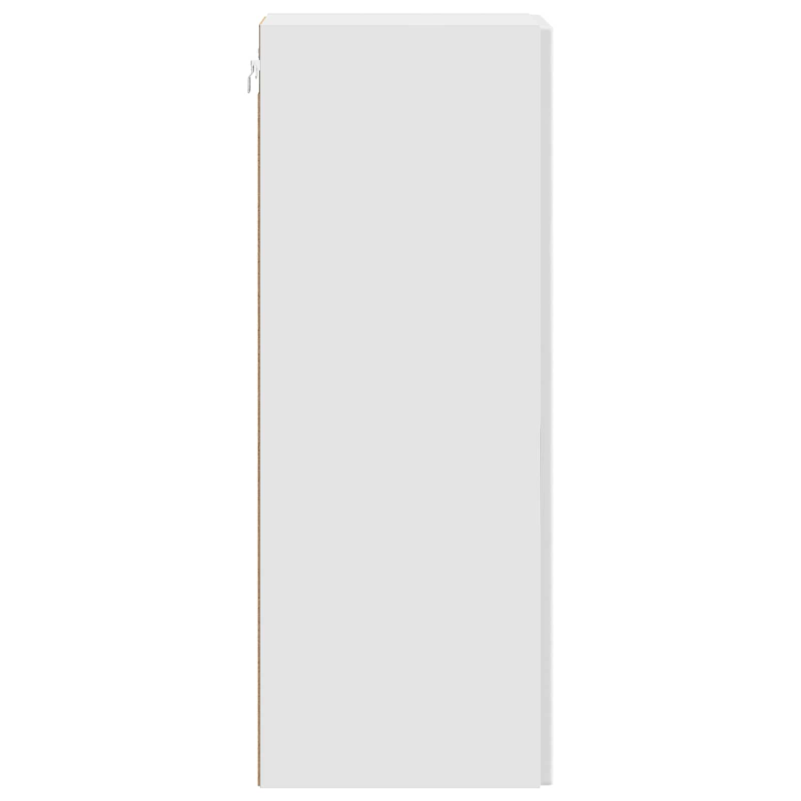 vidaXL Szafka ścienna Biały wysoki połysk 66 x 34,5 x 90 cm