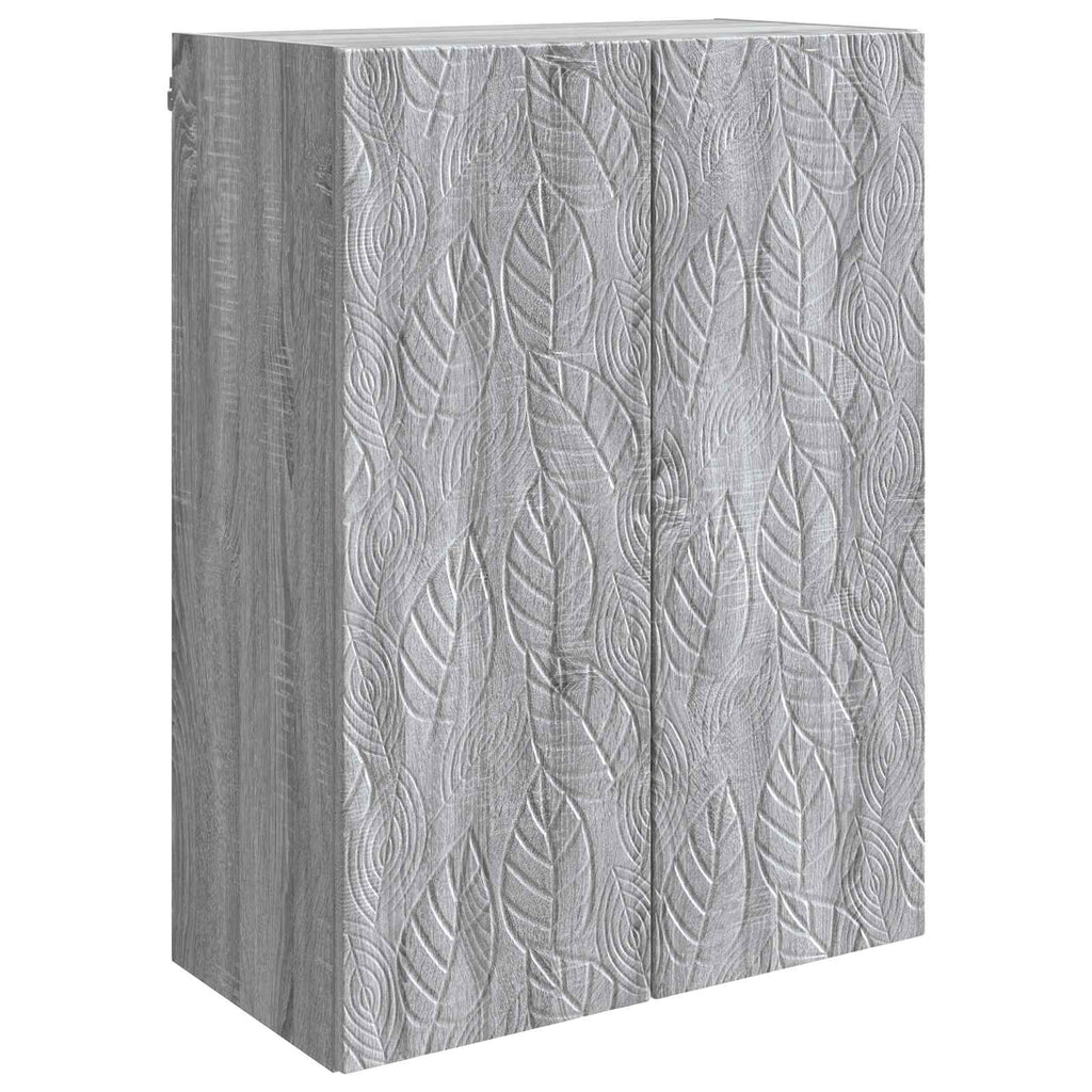 vidaXL Szafka ścienna Szary Sonoma 66 x 34,5 x 90 cm