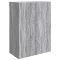 vidaXL Szafka ścienna Szary Sonoma 66 x 34,5 x 90 cm