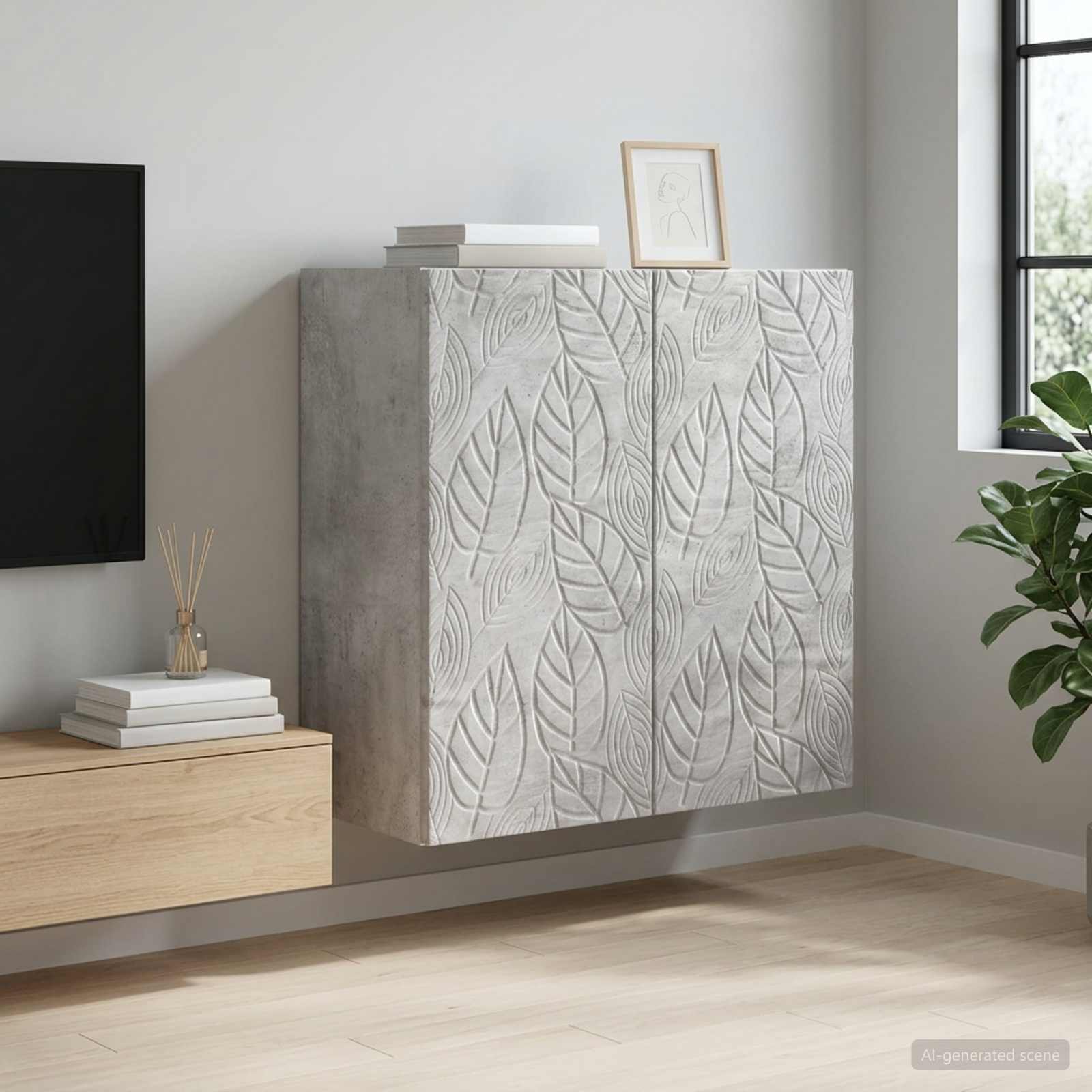 vidaXL Szafka ścienna 59 x 31 x 60 cm Drewno inżynieryjne