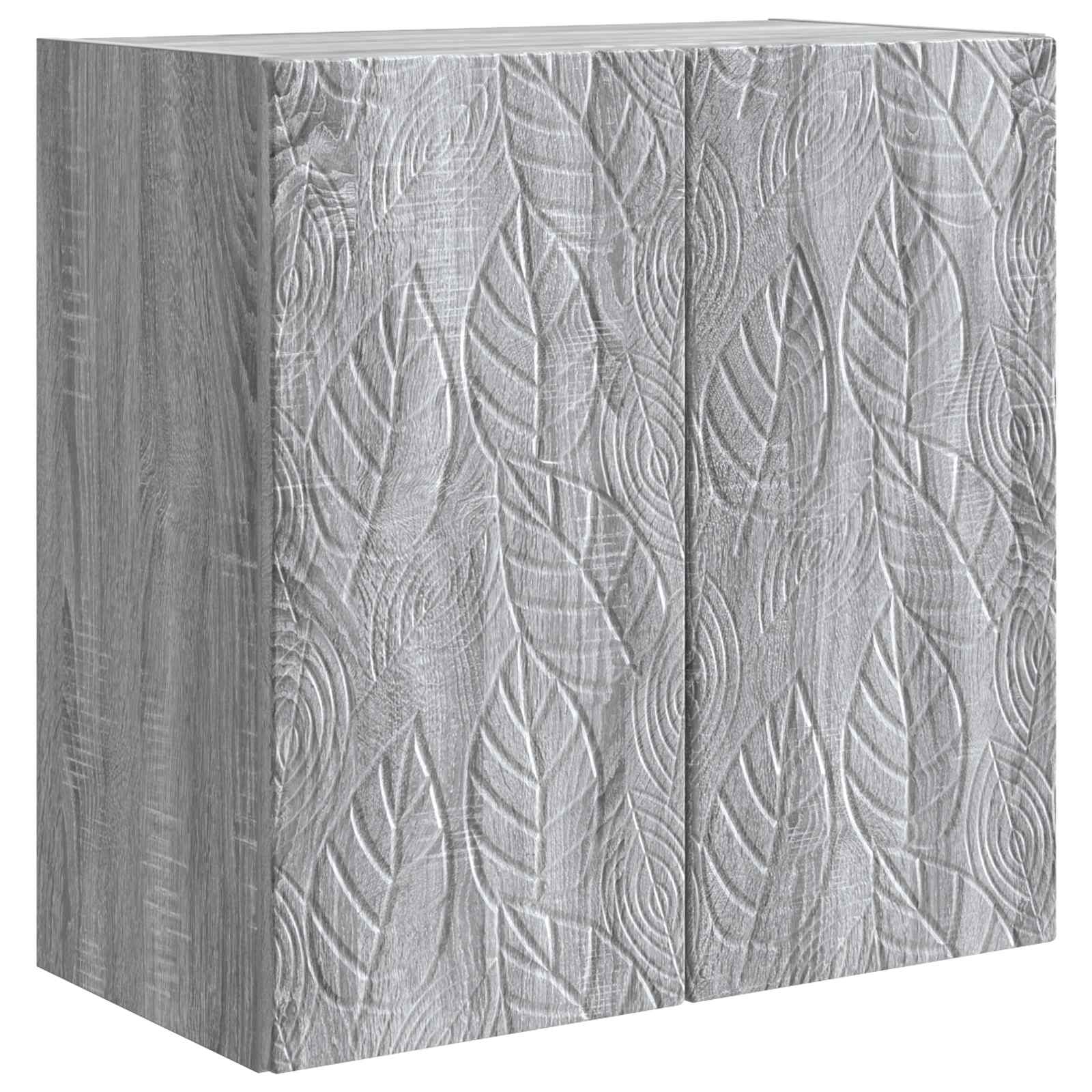 vidaXL Szafka ścienna Szary Sonoma 59 x 31 x 60 cm Drewno inżynieryjne