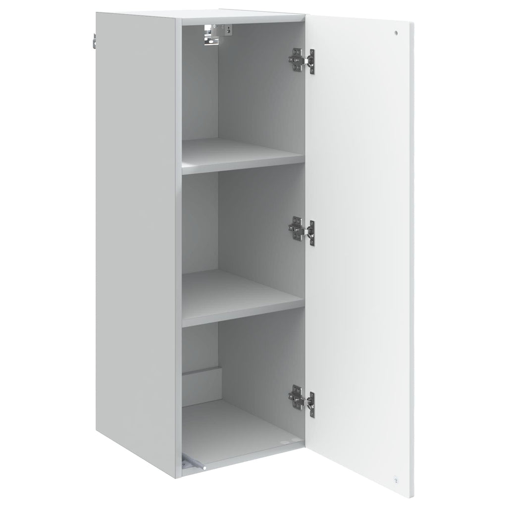 vidaXL Szafka ścienna Biały 33 x 34,5 x 90 cm Drewno inżynieryjne