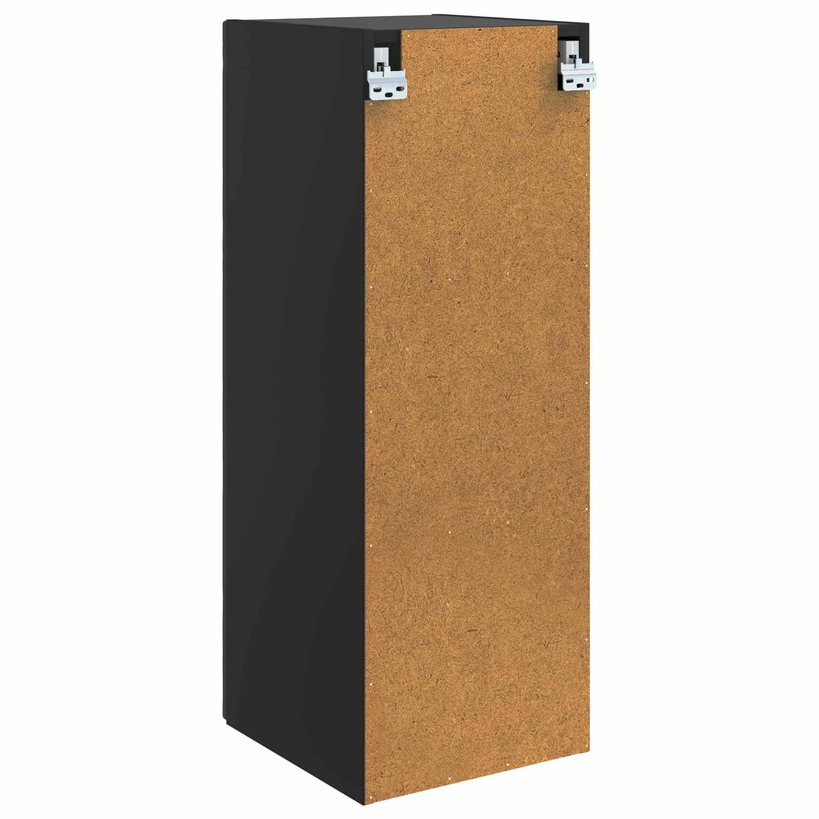vidaXL Szafka ścienna Czarny 33 x 34,5 x 90 cm Drewno inżynieryjne