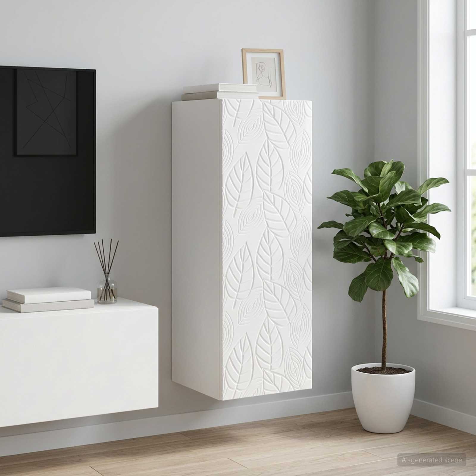 vidaXL Szafka ścienna 33 x 34,5 x 90 cm Drewno inżynieryjne