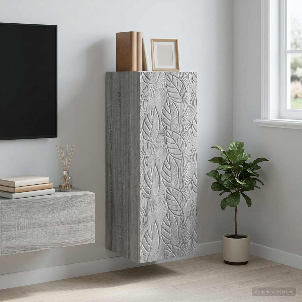 vidaXL Szafka ścienna 33 x 34,5 x 90 cm Drewno inżynieryjne