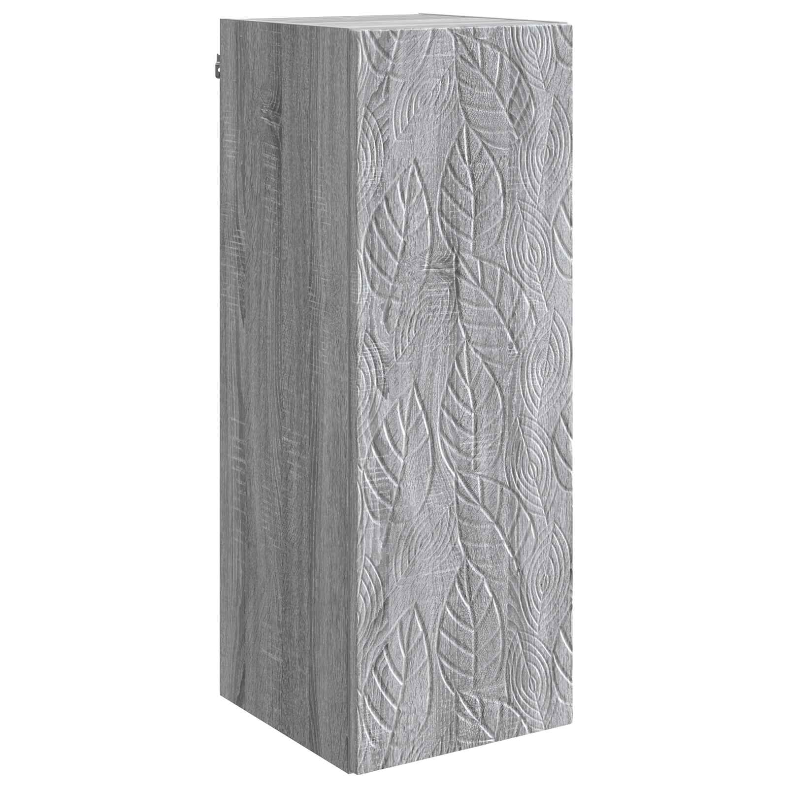 vidaXL Szafka ścienna Szary Sonoma 33 x 34,5 x 90 cm