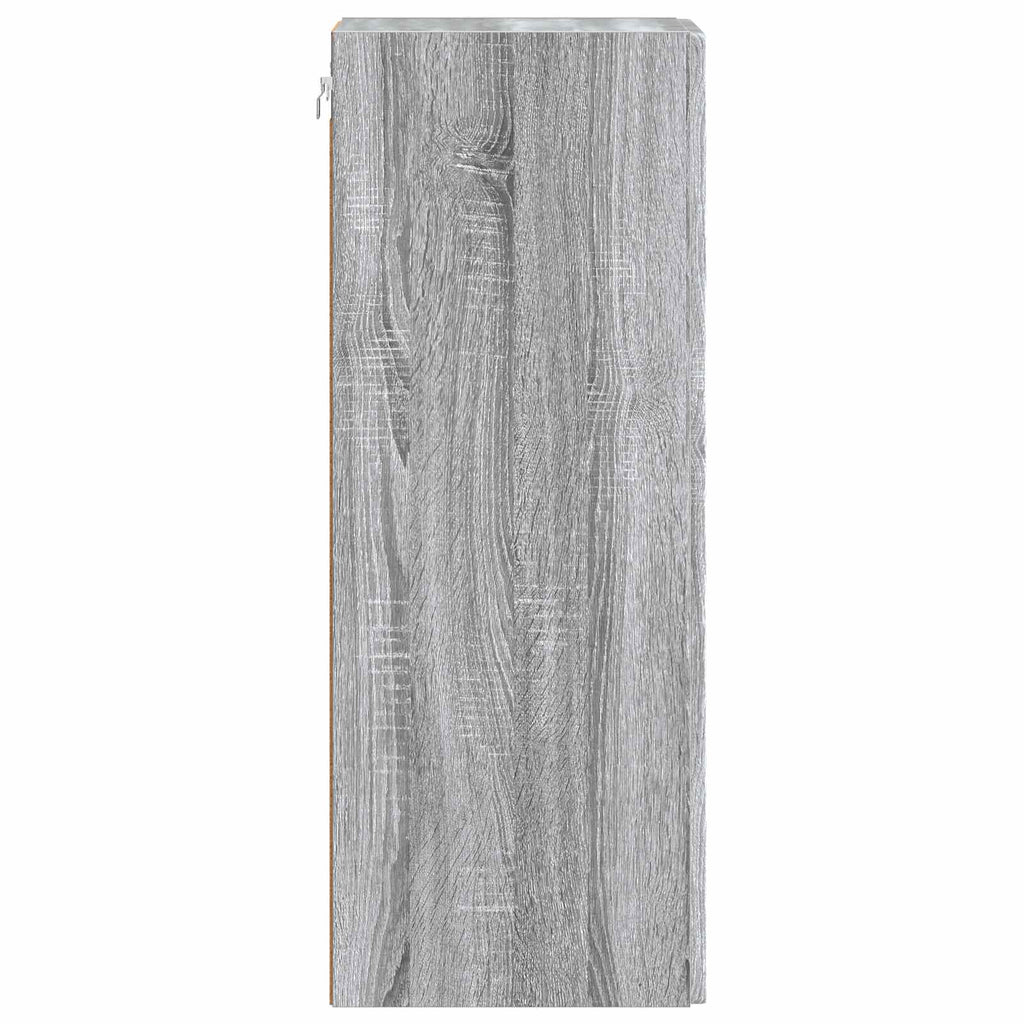 vidaXL Szafka ścienna Szary Sonoma 33 x 34,5 x 90 cm