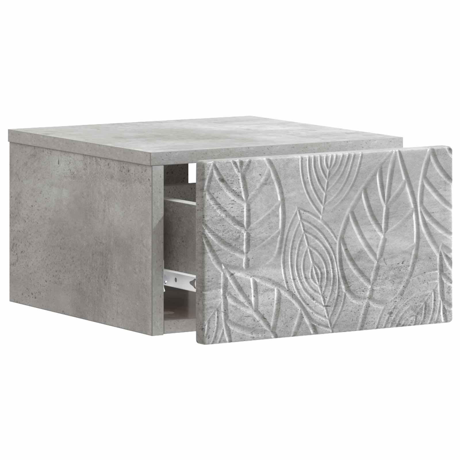 vidaXL Wisząca Szafka Nocna 2 szt. Betonowy szary 49 x 34,5 x 20 cm