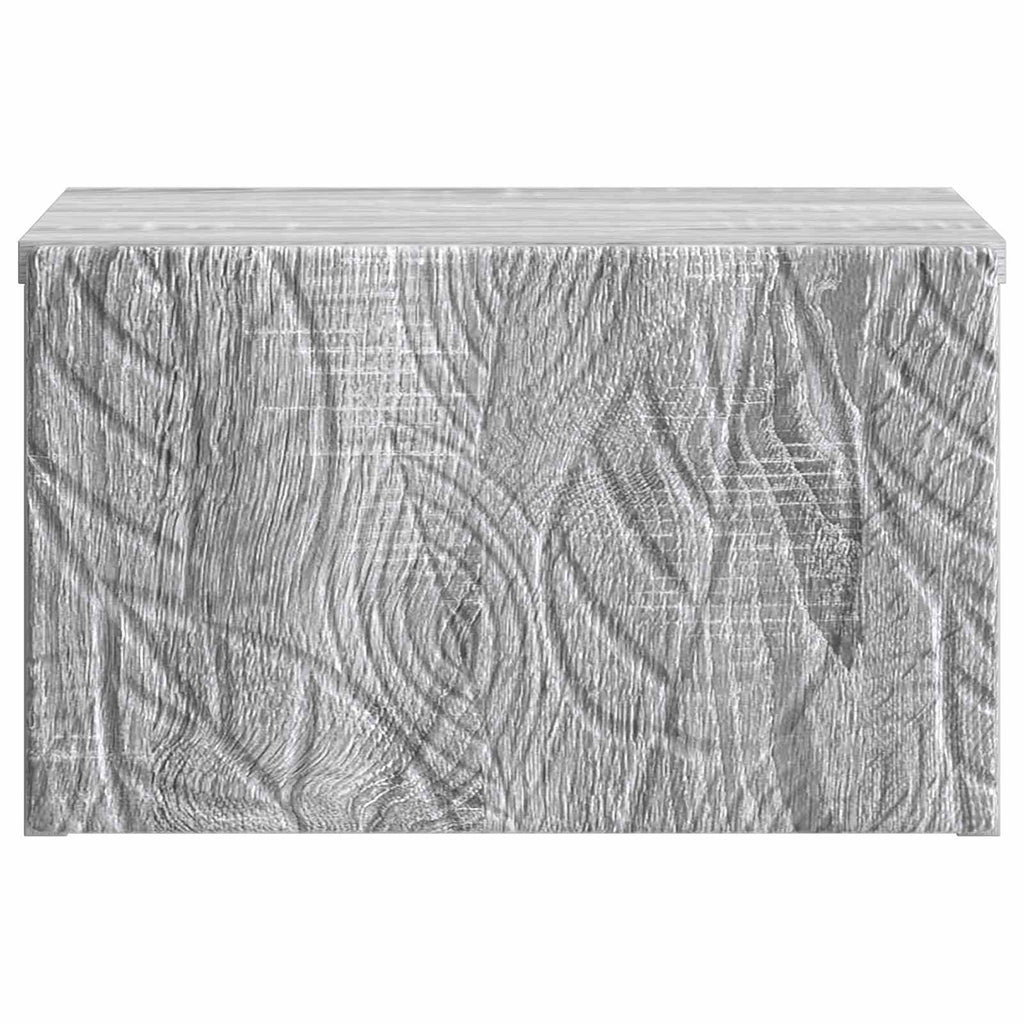 vidaXL Wisząca Szafka Nocna Szary Sonoma 49 x 34,5 x 20 cm
