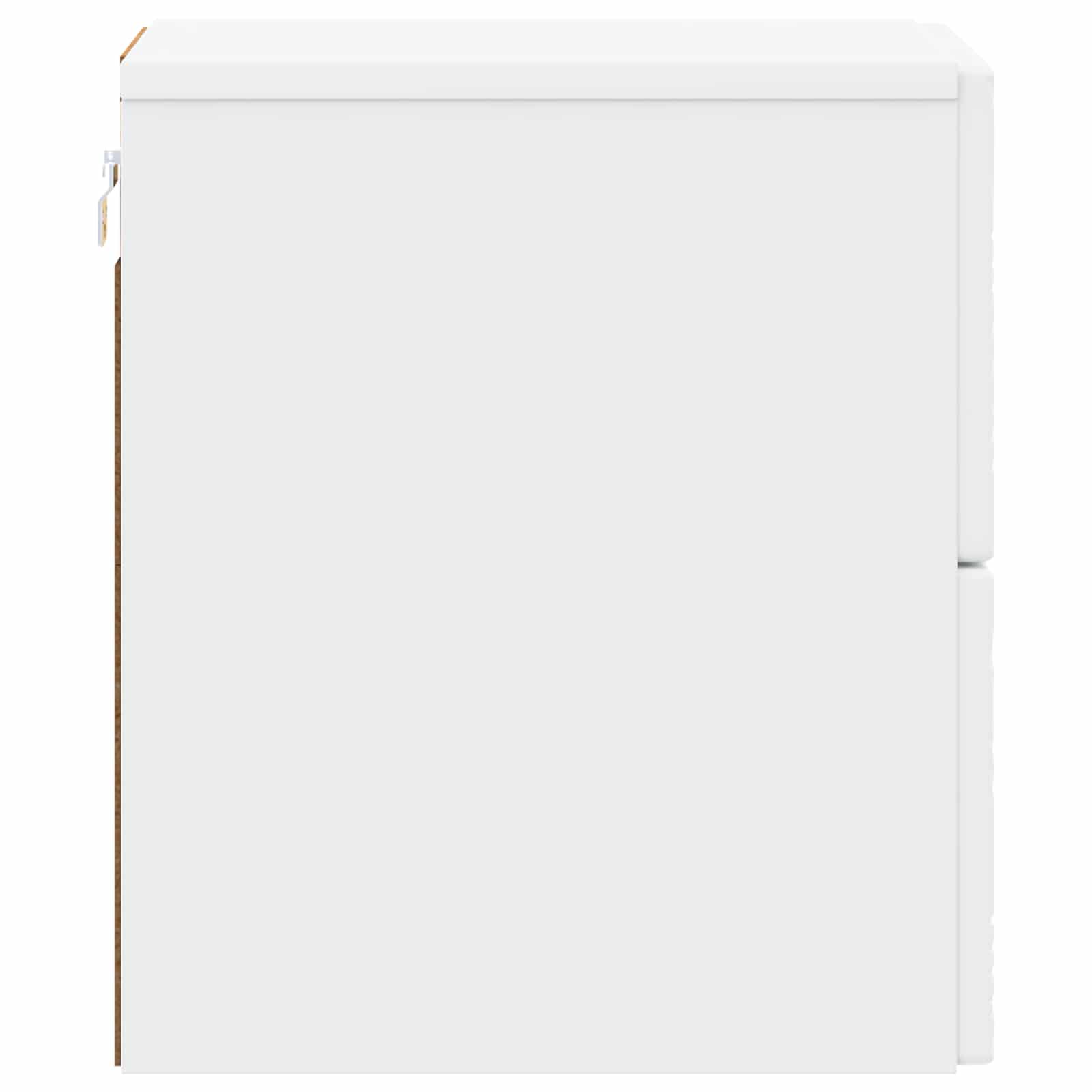 vidaXL Wisząca Szafka Nocna 2 pcs Biały 34,5 x 33 x 40 cm