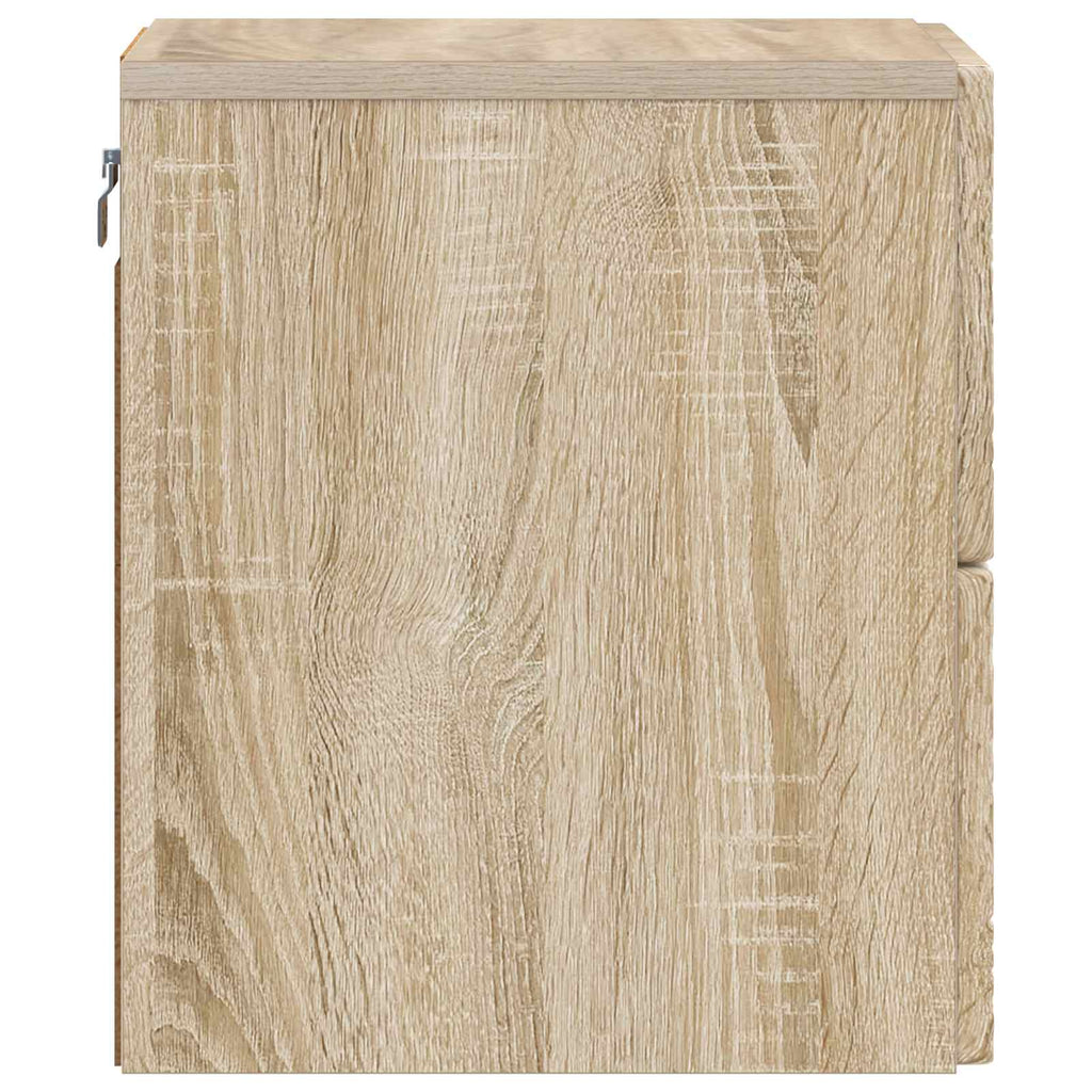 vidaXL Wisząca Szafka Nocna dąb Sonoma 34,5 x 33 x 40 cm