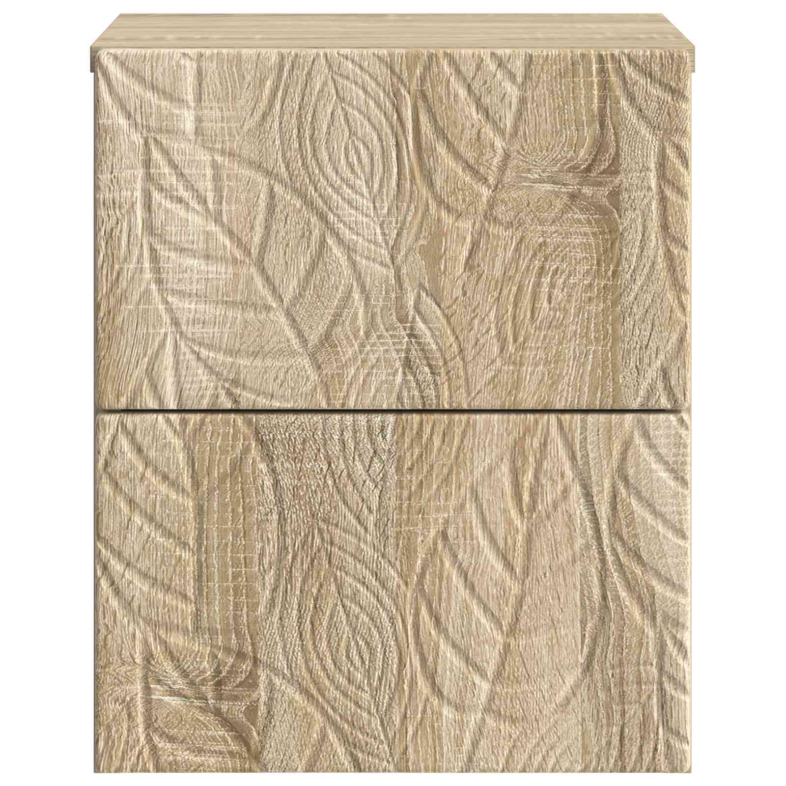 vidaXL Wisząca Szafka Nocna 2 pcs dąb Sonoma 34,5 x 33 x 40 cm