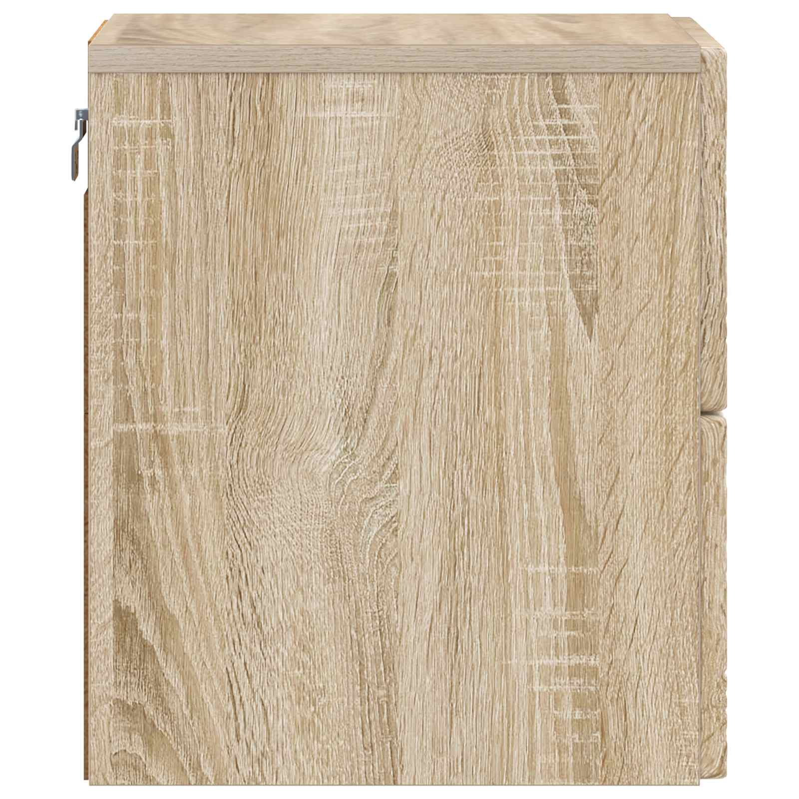 vidaXL Wisząca Szafka Nocna 2 pcs dąb Sonoma 34,5 x 33 x 40 cm