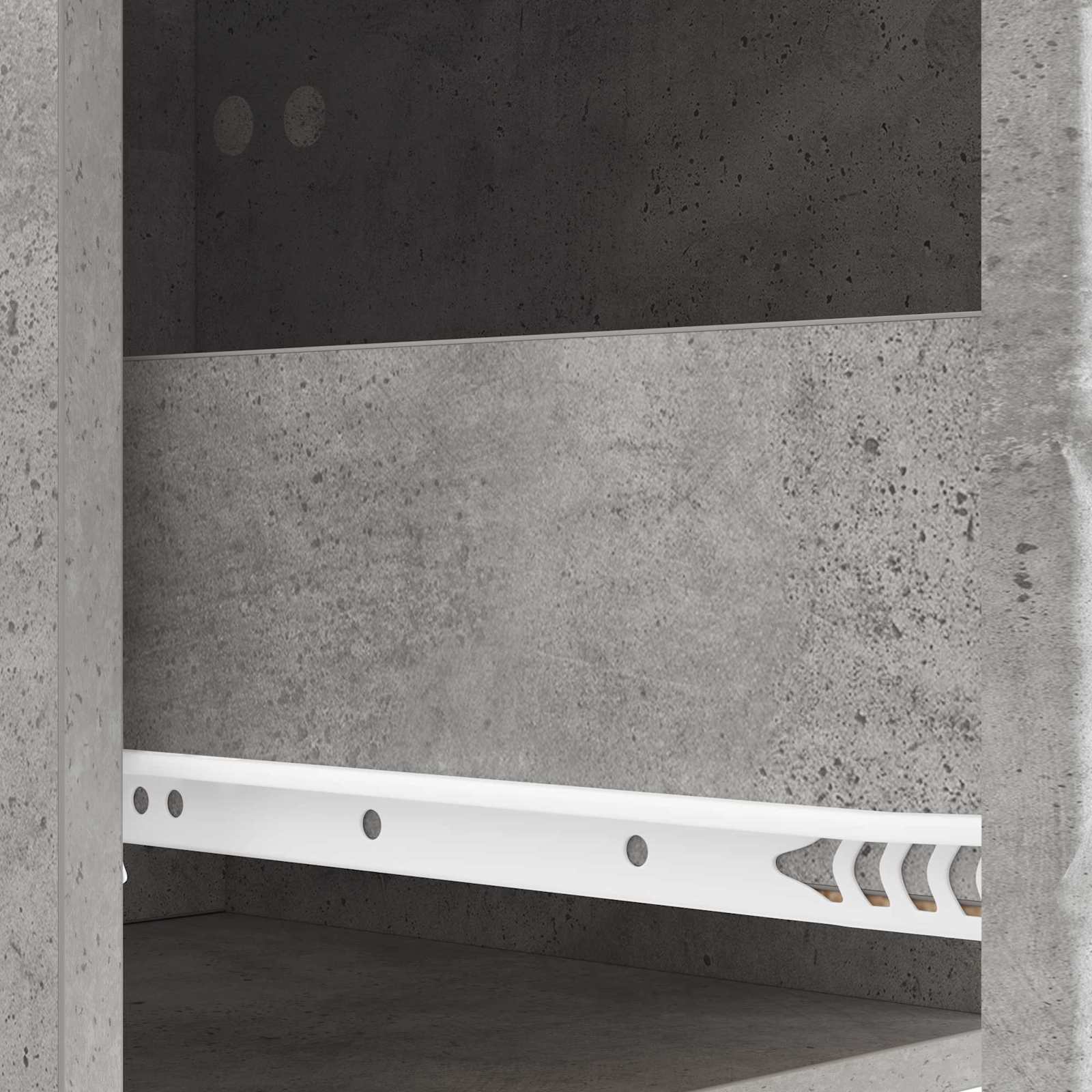 vidaXL Wisząca Szafka Nocna Betonowy szary 34,5 x 33 x 40 cm