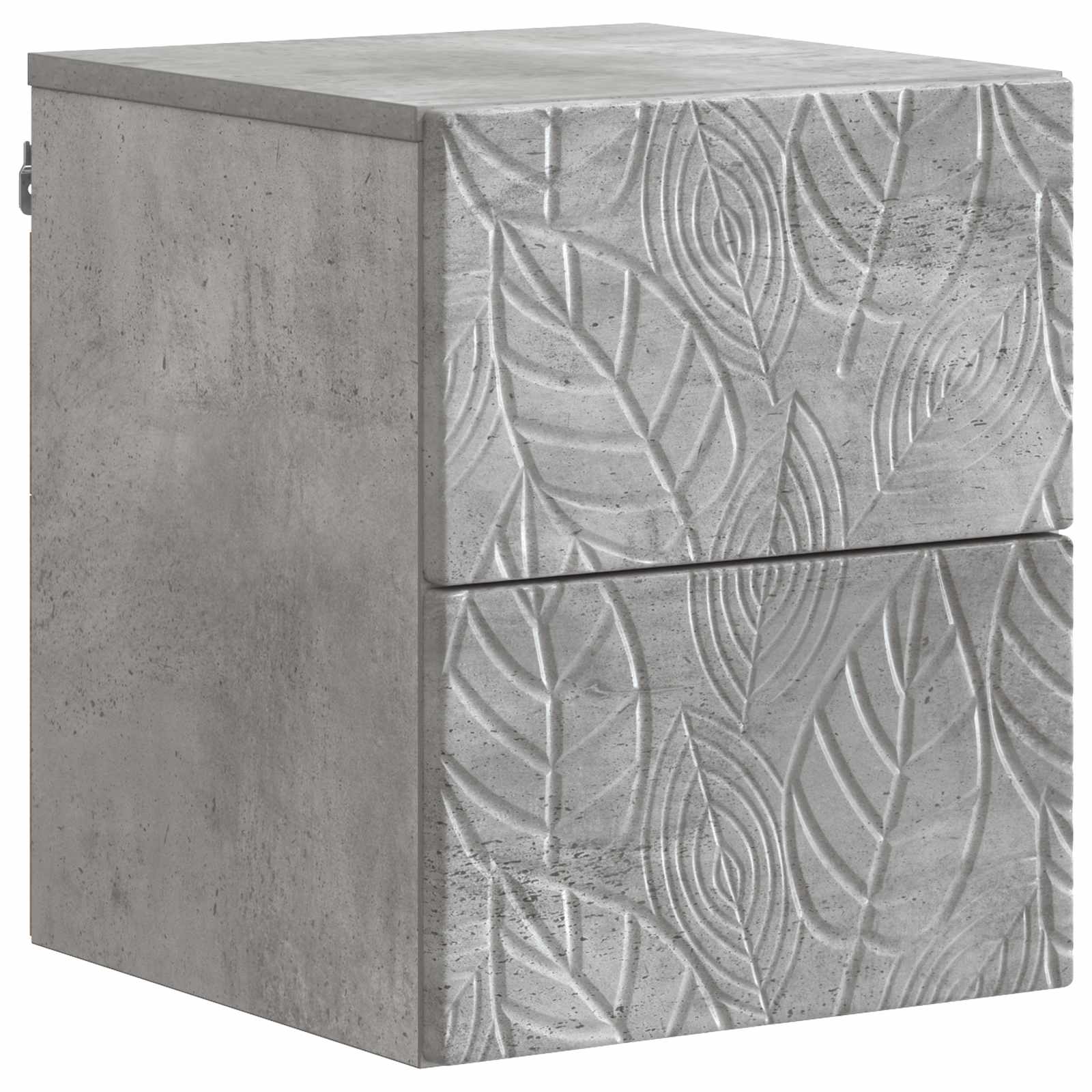 vidaXL Wisząca Szafka Nocna 2 szt. Betonowy szary 34,5 x 33 x 40 cm