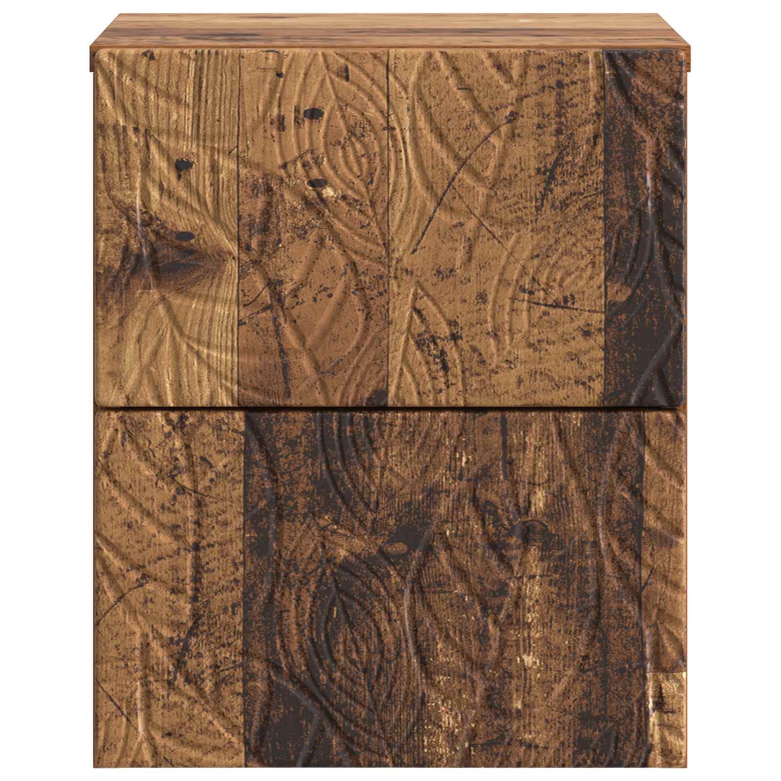 vidaXL Wisząca Szafka Nocna stare drewno 34,5 x 33 x 40 cm