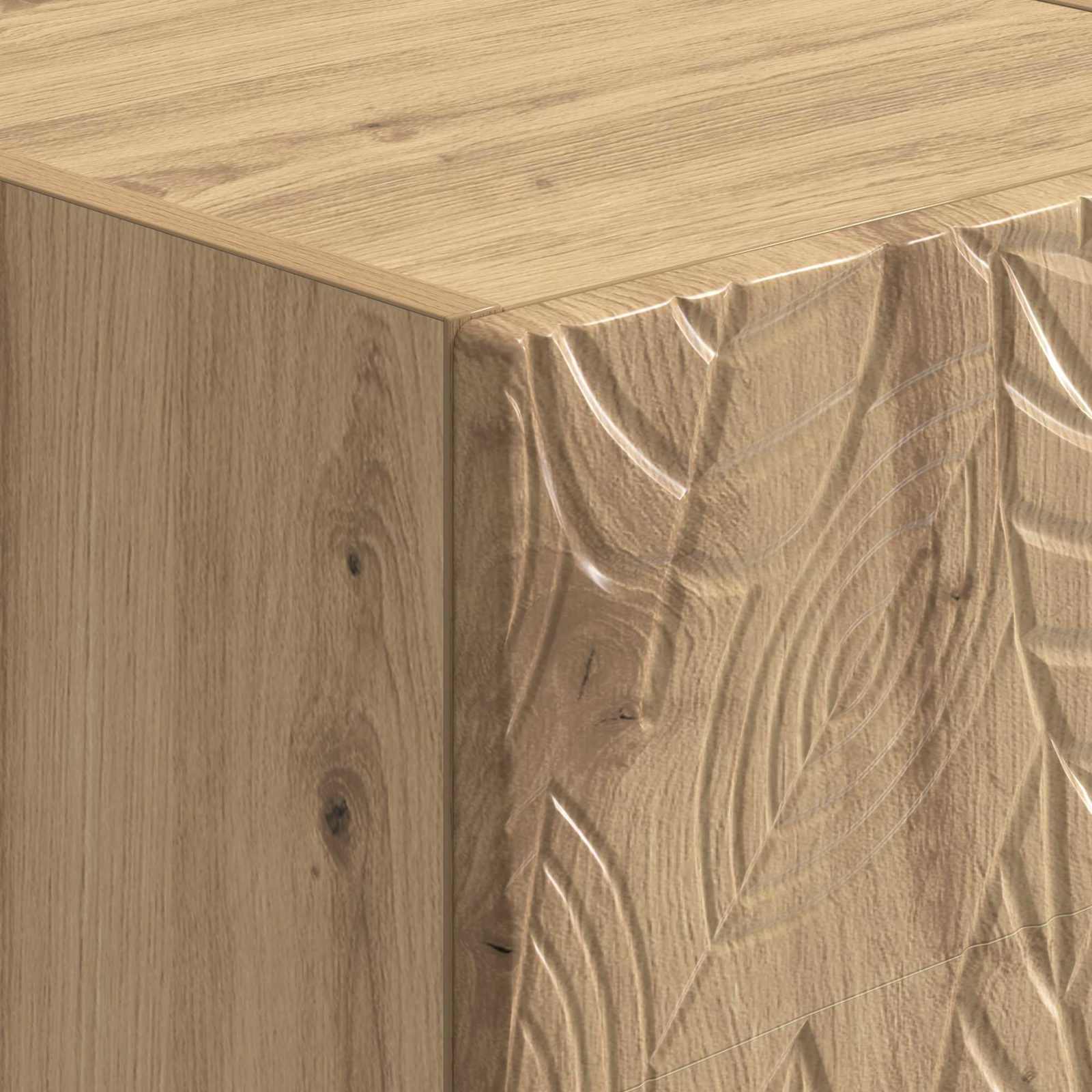 vidaXL Wisząca Szafka Nocna 2 pcs Dąb artisan 34,5 x 33 x 40 cm