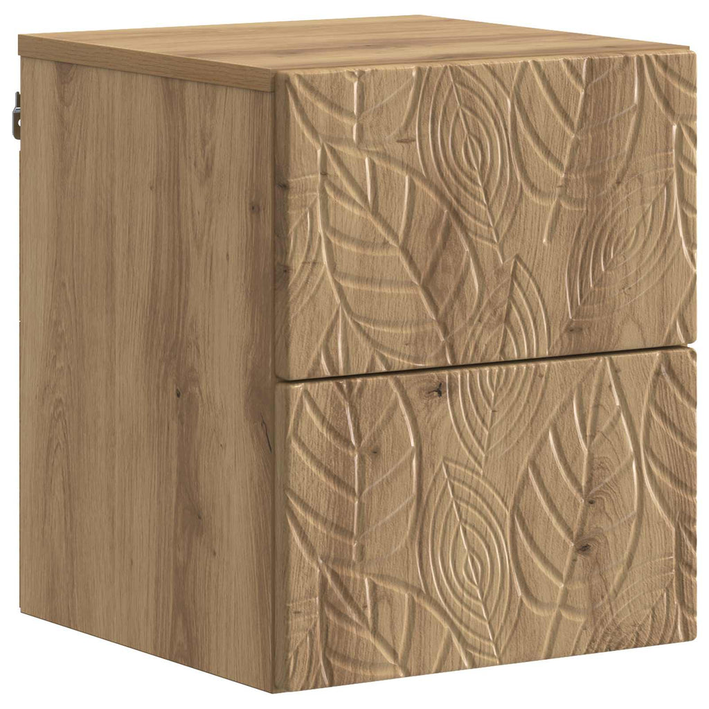 vidaXL Wisząca Szafka Nocna 2 pcs Dąb artisan 34,5 x 33 x 40 cm