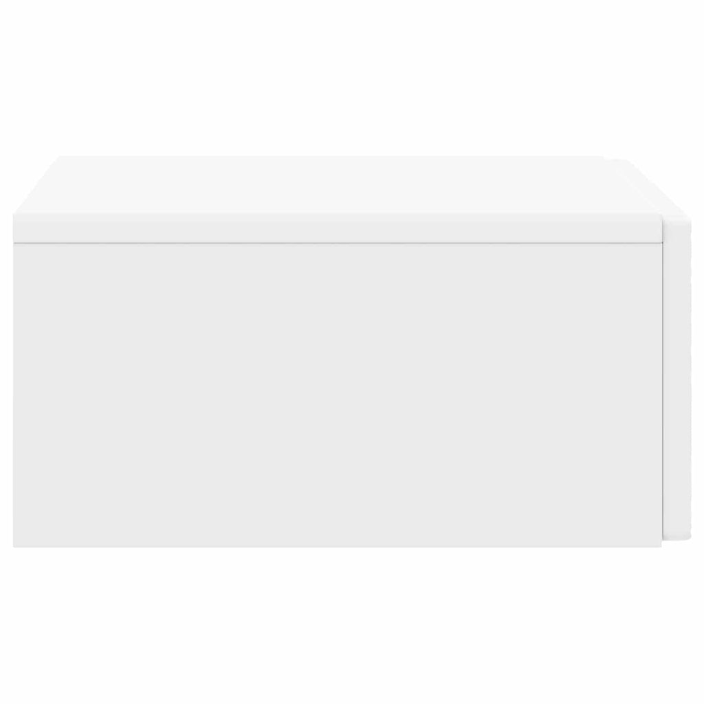 vidaXL Stolik boczny montowany na ścianie Biały 87,5 x 34,5 x 17 cm