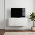 vidaXL Szafka RTV montowana na ścianie 59,5 x 41 x 30 cm Biały