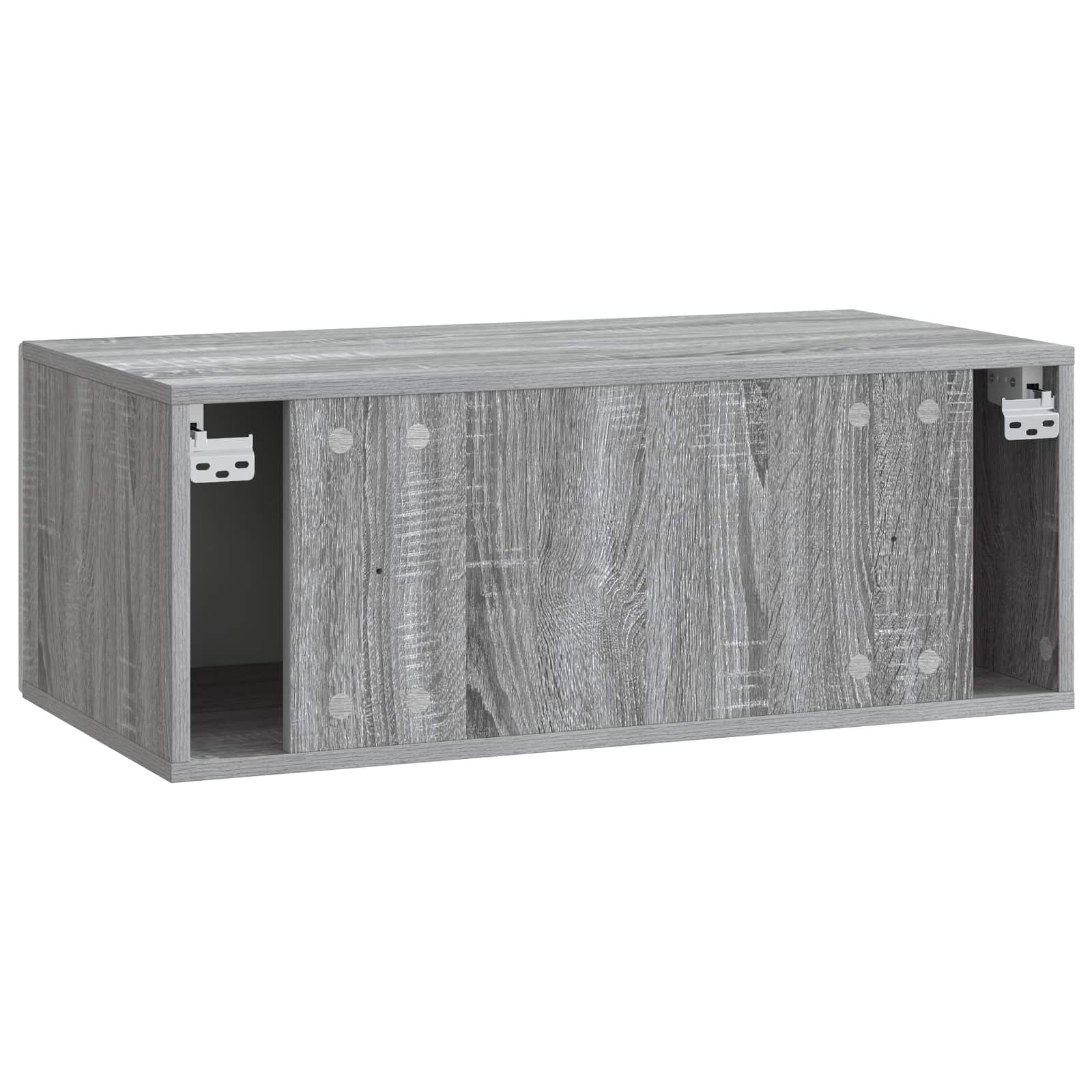 vidaXL Szafka RTV montowana na ścianie 59,5 x 41 x 30 cm Szary Sonoma