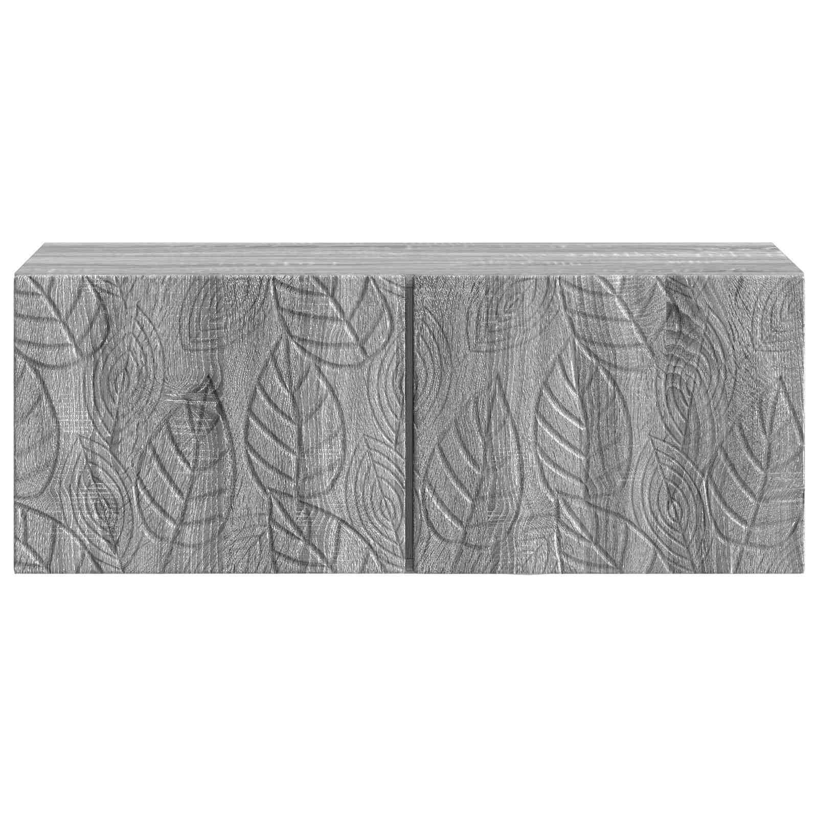 vidaXL Szafka RTV montowana na ścianie 59,5 x 41 x 30 cm Szary Sonoma