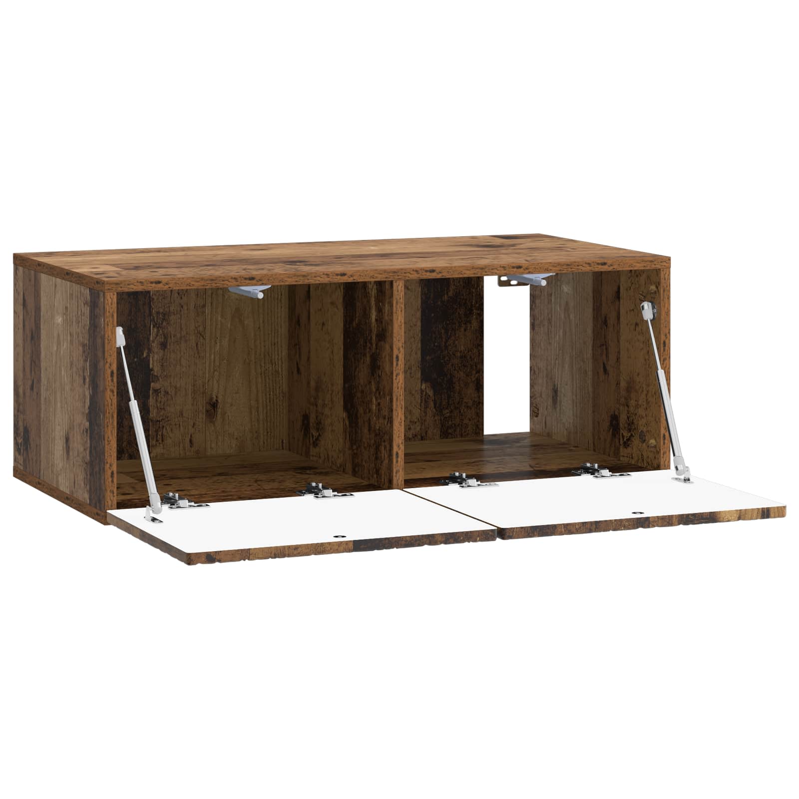 vidaXL Szafka RTV montowana na ścianie 59,5 x 41 x 30 cm Stare drewno