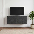 vidaXL Szafka RTV montowana na ścianie 78,5 x 41 x 30 cm Czarny