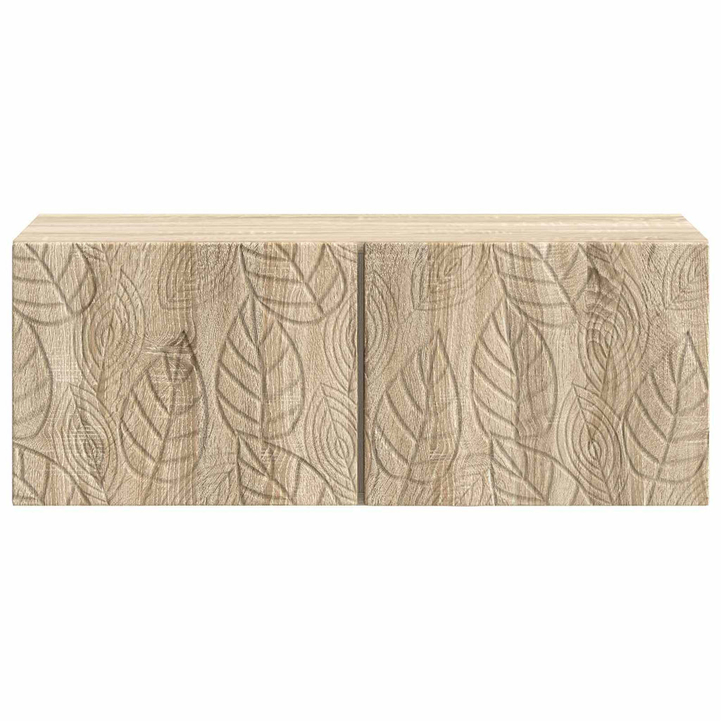 vidaXL Szafka RTV montowana na ścianie 78,5 x 41 x 30 cm dąb Sonoma