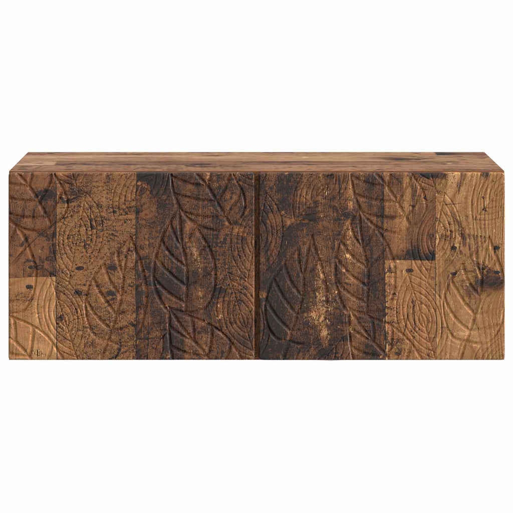 vidaXL Szafka RTV montowana na ścianie 78,5 x 41 x 30 cm Stare drewno