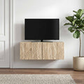 vidaXL Szafka RTV montowana na ścianie 98 x 41 x 30 cm dąb Sonoma