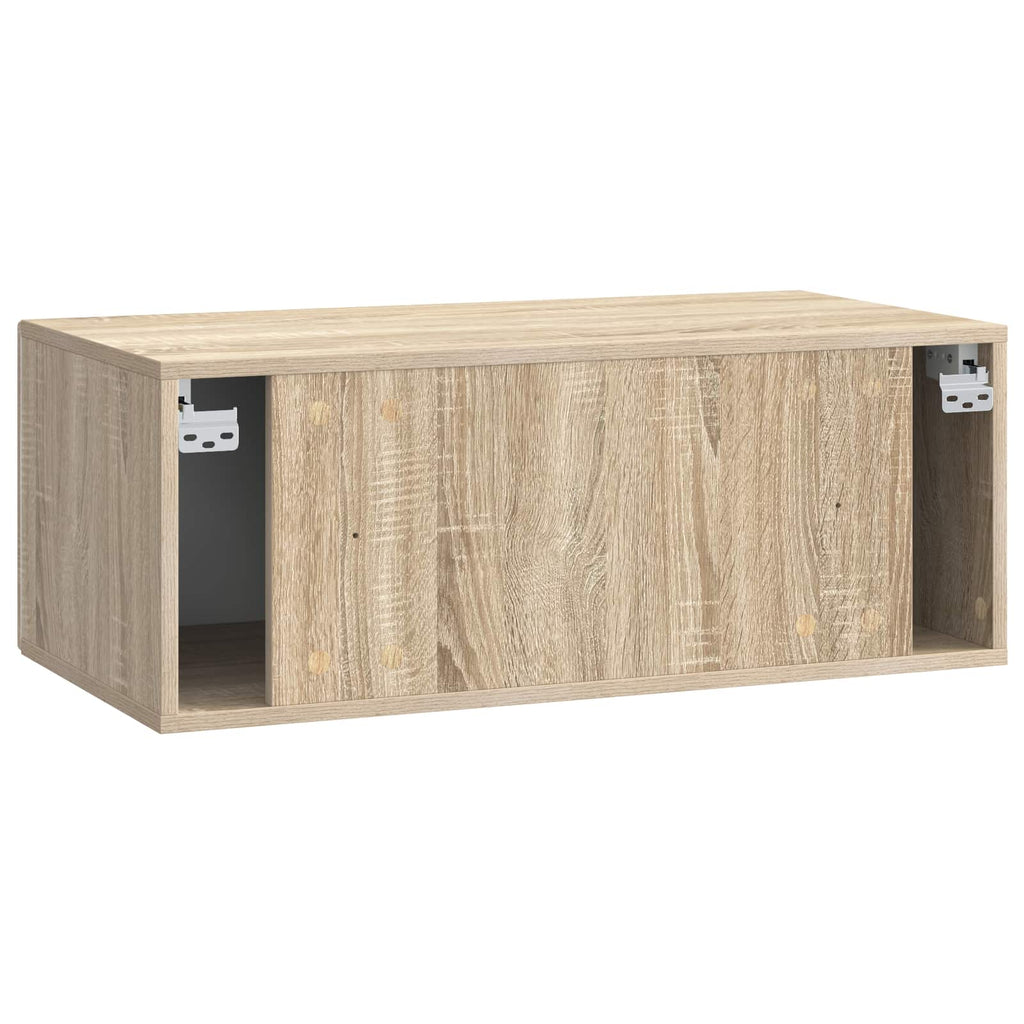 vidaXL Szafka RTV montowana na ścianie 98 x 41 x 30 cm dąb Sonoma