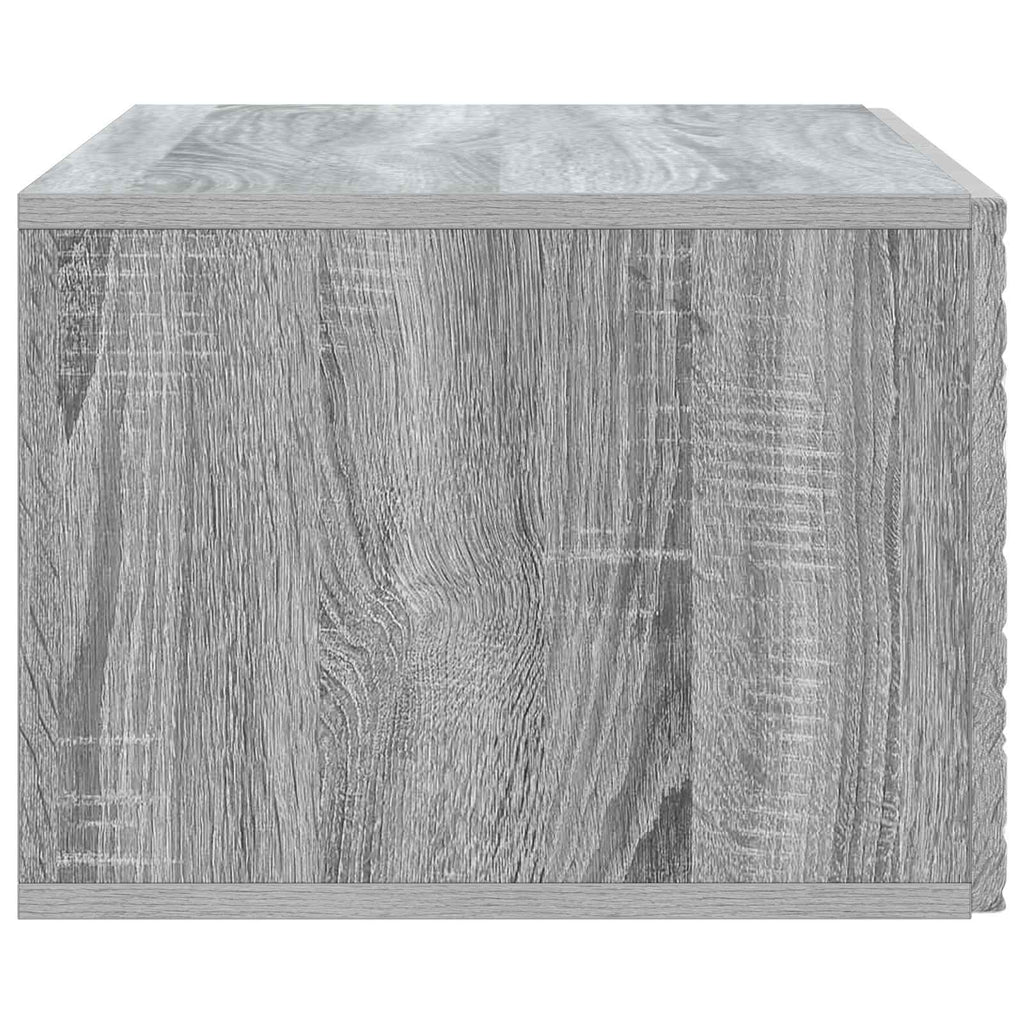 vidaXL Szafka RTV montowana na ścianie 98 x 41 x 30 cm Szary Sonoma