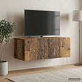 vidaXL Szafka RTV montowana na ścianie 98 x 41 x 30 cm Stare drewno