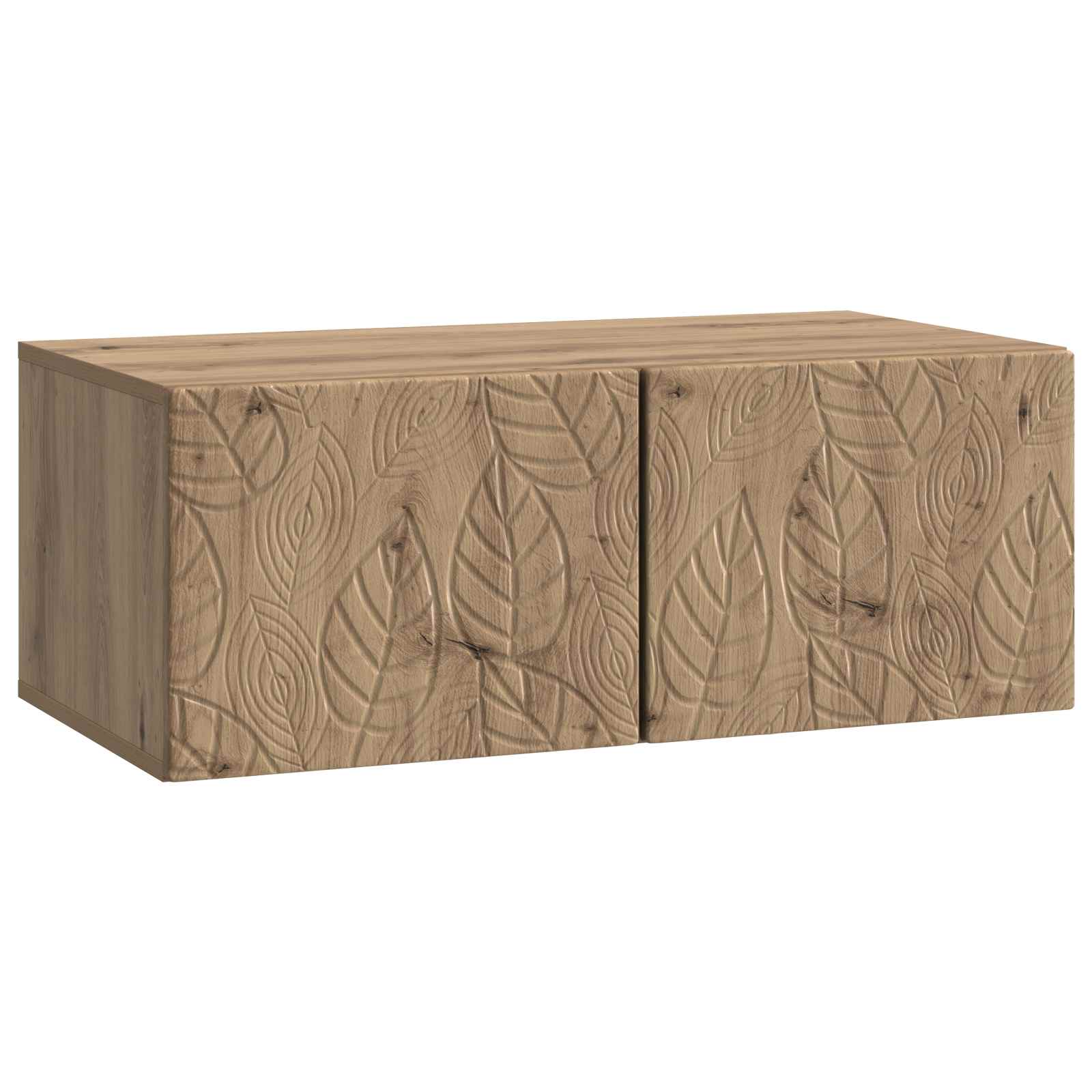 vidaXL Szafka RTV montowana na ścianie 98 x 41 x 30 cm Dąb artisan