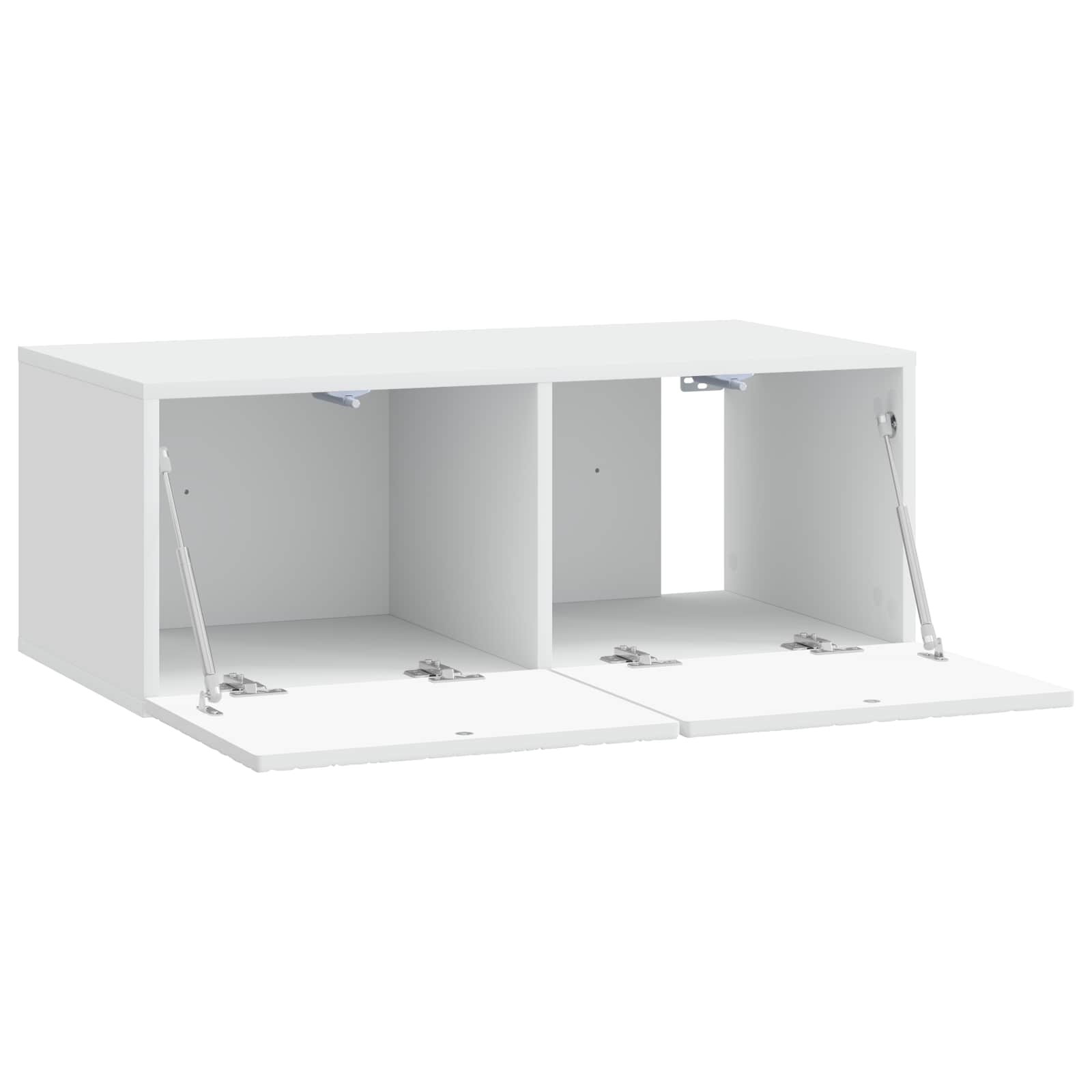 vidaXL Szafka RTV montowana na ścianie 59,5 x 31 cm Biały