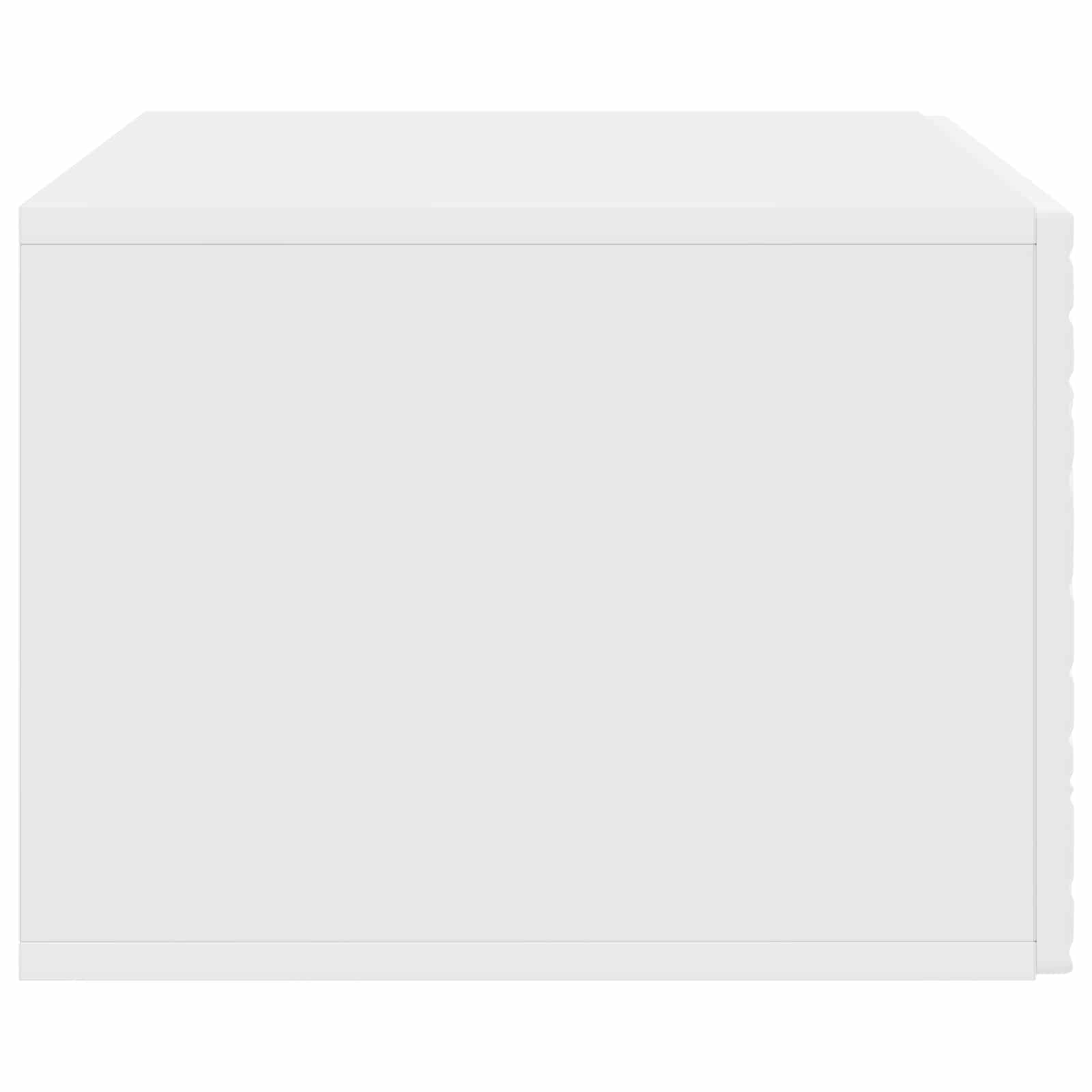 vidaXL Szafka RTV montowana na ścianie 59,5 x 31 cm Biały