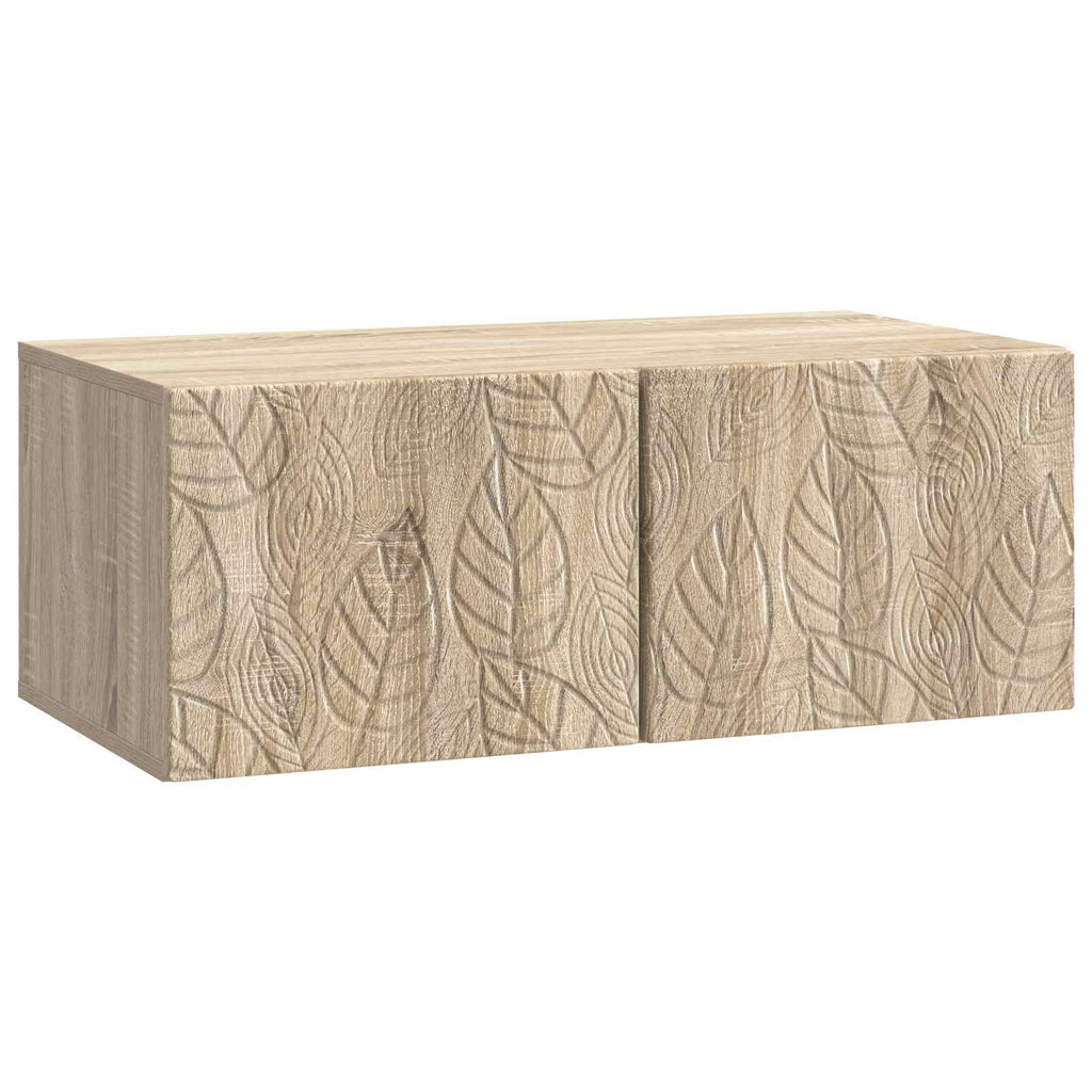 vidaXL Szafka RTV montowana na ścianie 59,5 x 31 cm dąb Sonoma