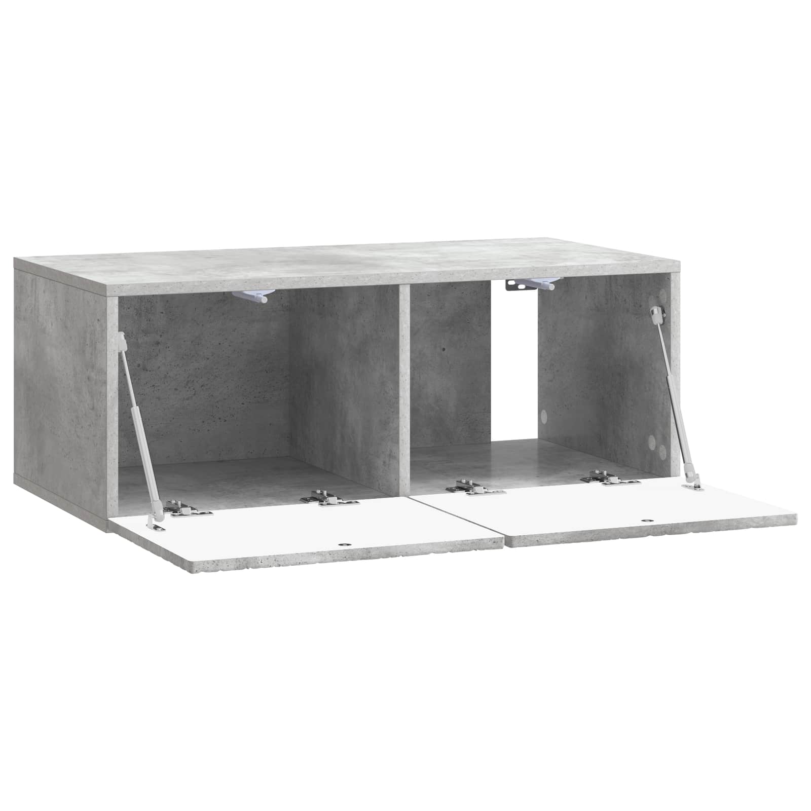 vidaXL Szafka RTV montowana na ścianie 59,5 x 31 cm Betonowy szary