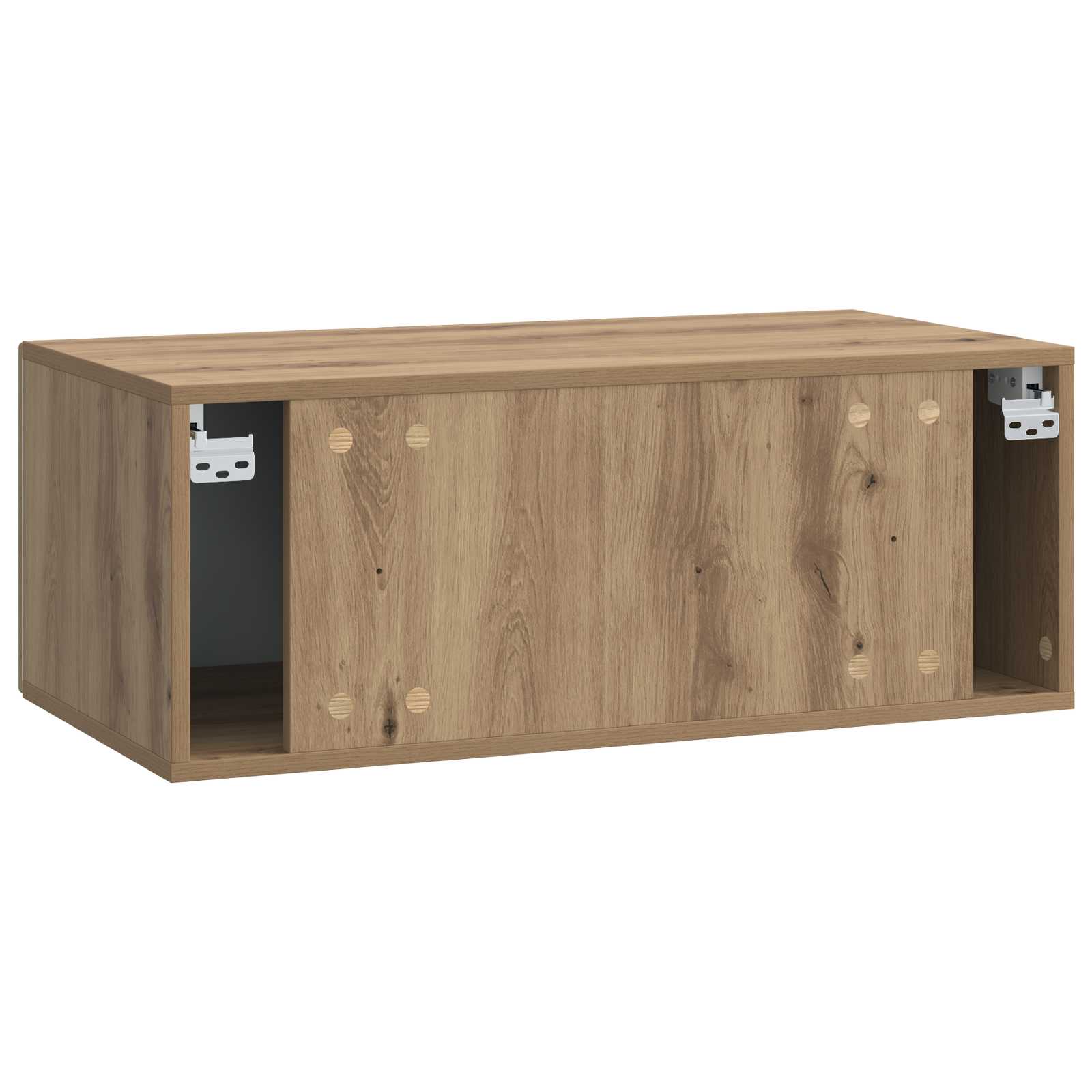 vidaXL Szafka RTV montowana na ścianie 59,5 x 31 cm Dąb artisan