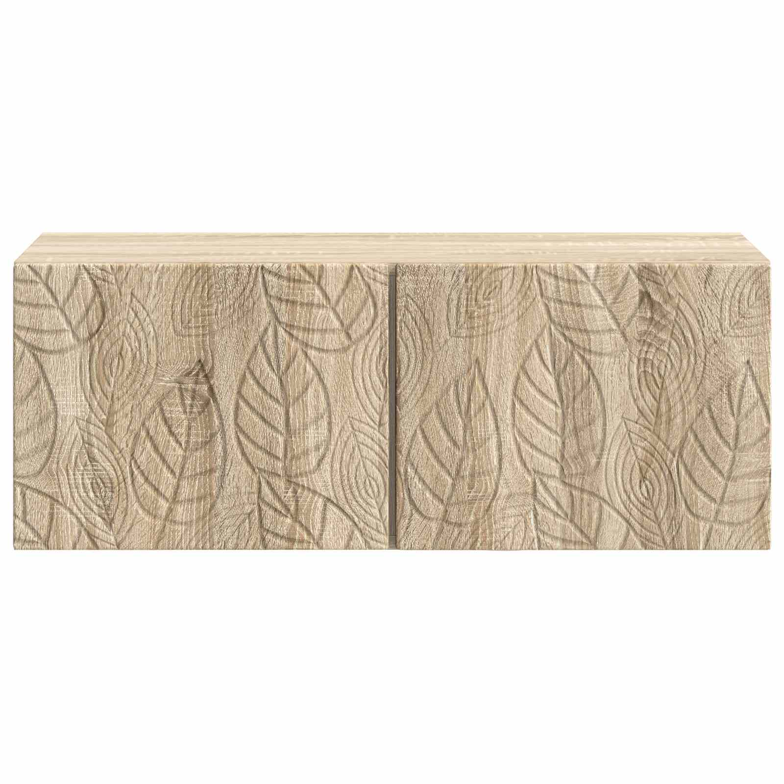 vidaXL Szafka RTV montowana na ścianie 78,5 x 31 cm dąb Sonoma