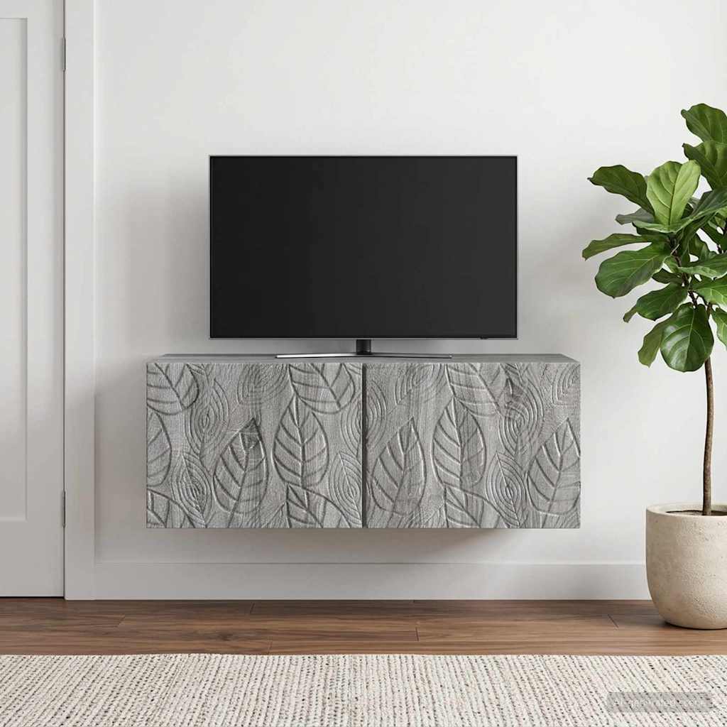 vidaXL Szafka RTV montowana na ścianie 78,5 x 31 cm Szary Sonoma