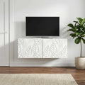 vidaXL Szafka RTV montowana na ścianie 98 x 31 cm Biały
