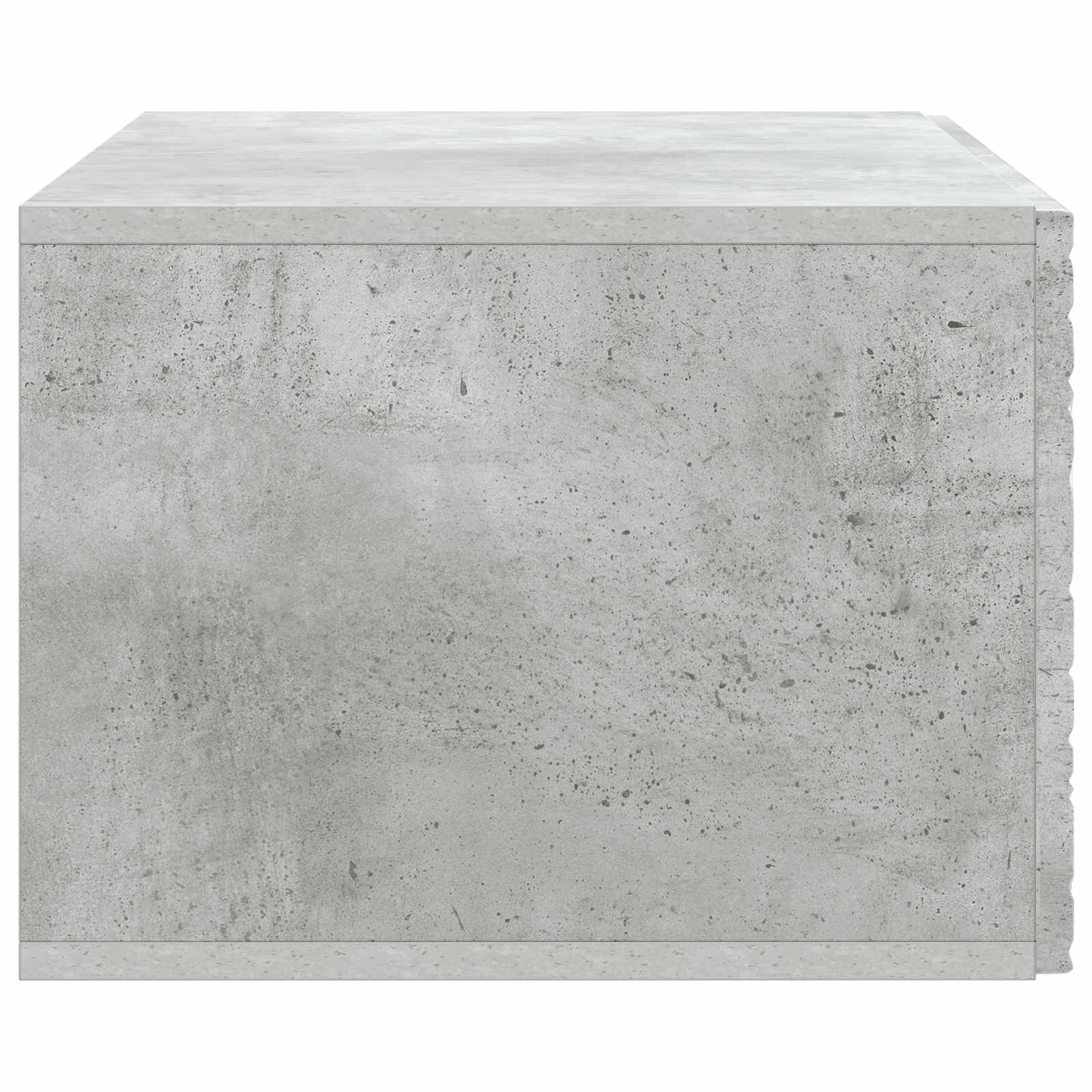 vidaXL Szafka RTV montowana na ścianie 98 x 31 cm Betonowy szary