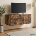 vidaXL Szafka RTV montowana na ścianie 98 x 31 cm Dąb wędzony