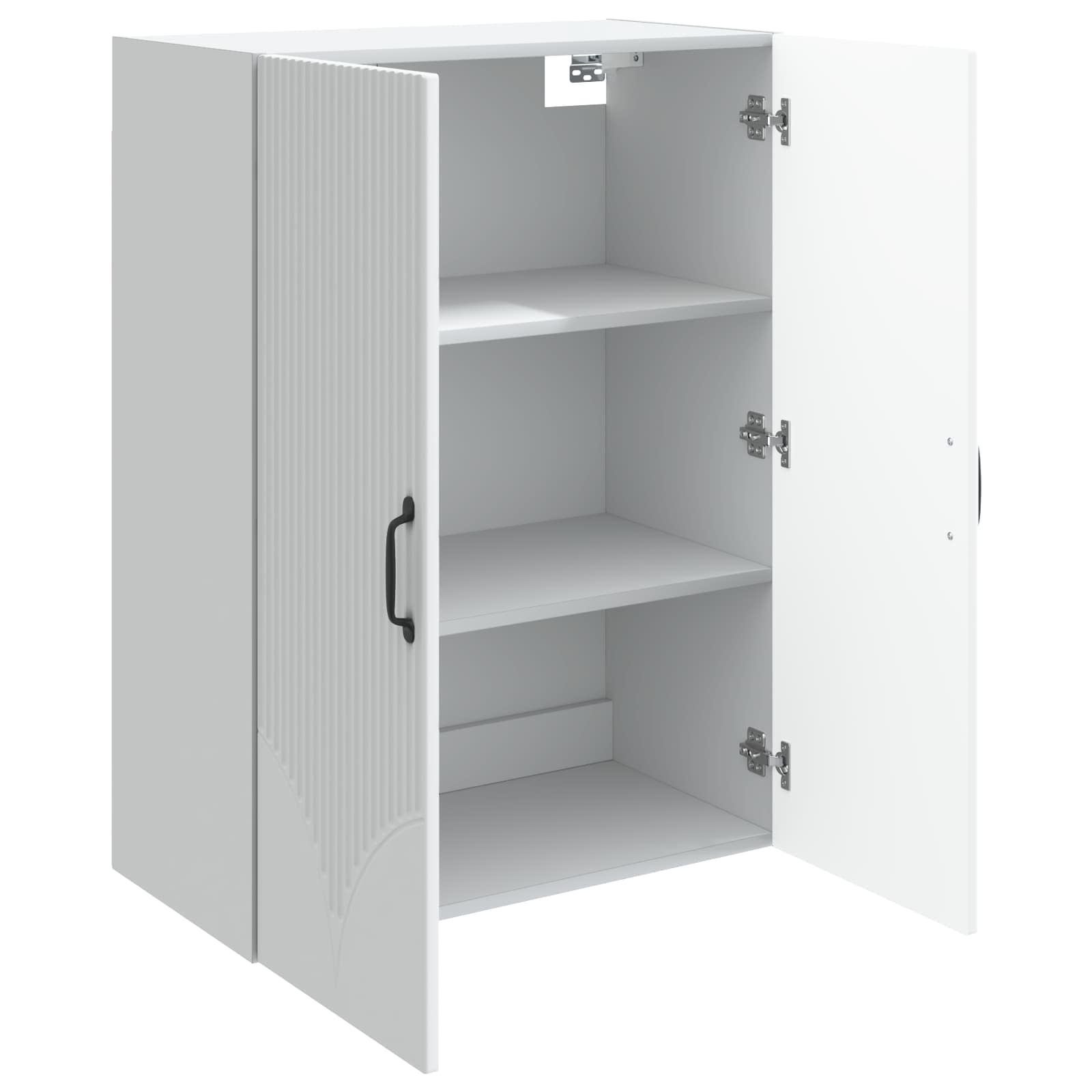 vidaXL Szafka ścienna Biały 66 x 34,5 x 90 cm Drewno inżynieryjne