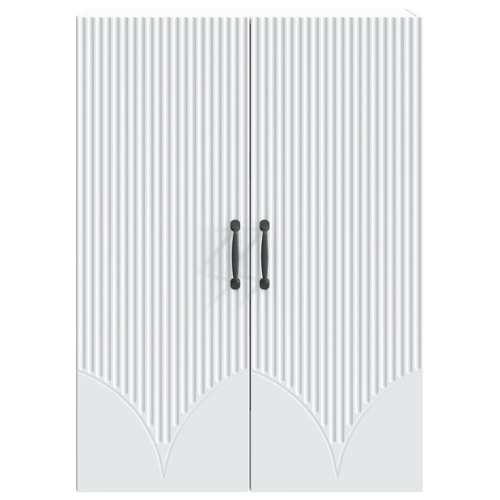 vidaXL Szafka ścienna Biały 66 x 34,5 x 90 cm Drewno inżynieryjne